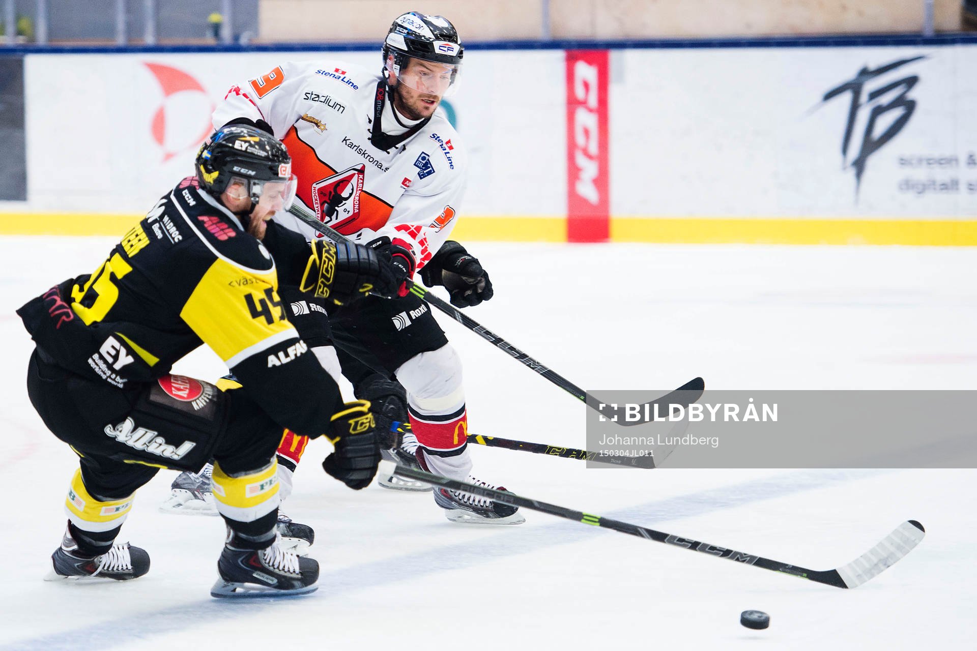 Västerås Oscar Steen och Karlskronas Vyacheslav Trukhno