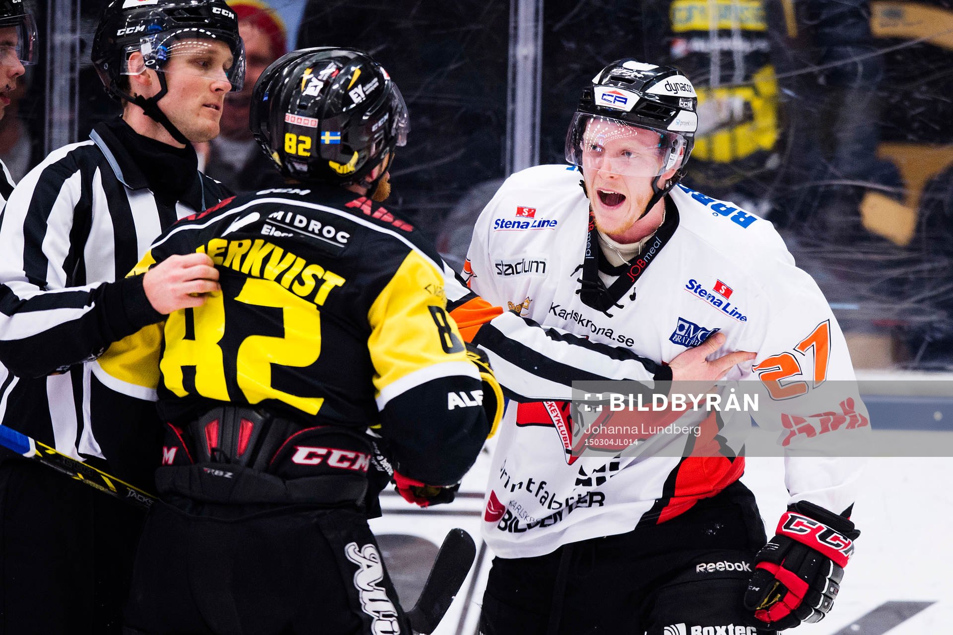 Västerås Marcus Söderkvist (tv) och Karlskronas Henrik