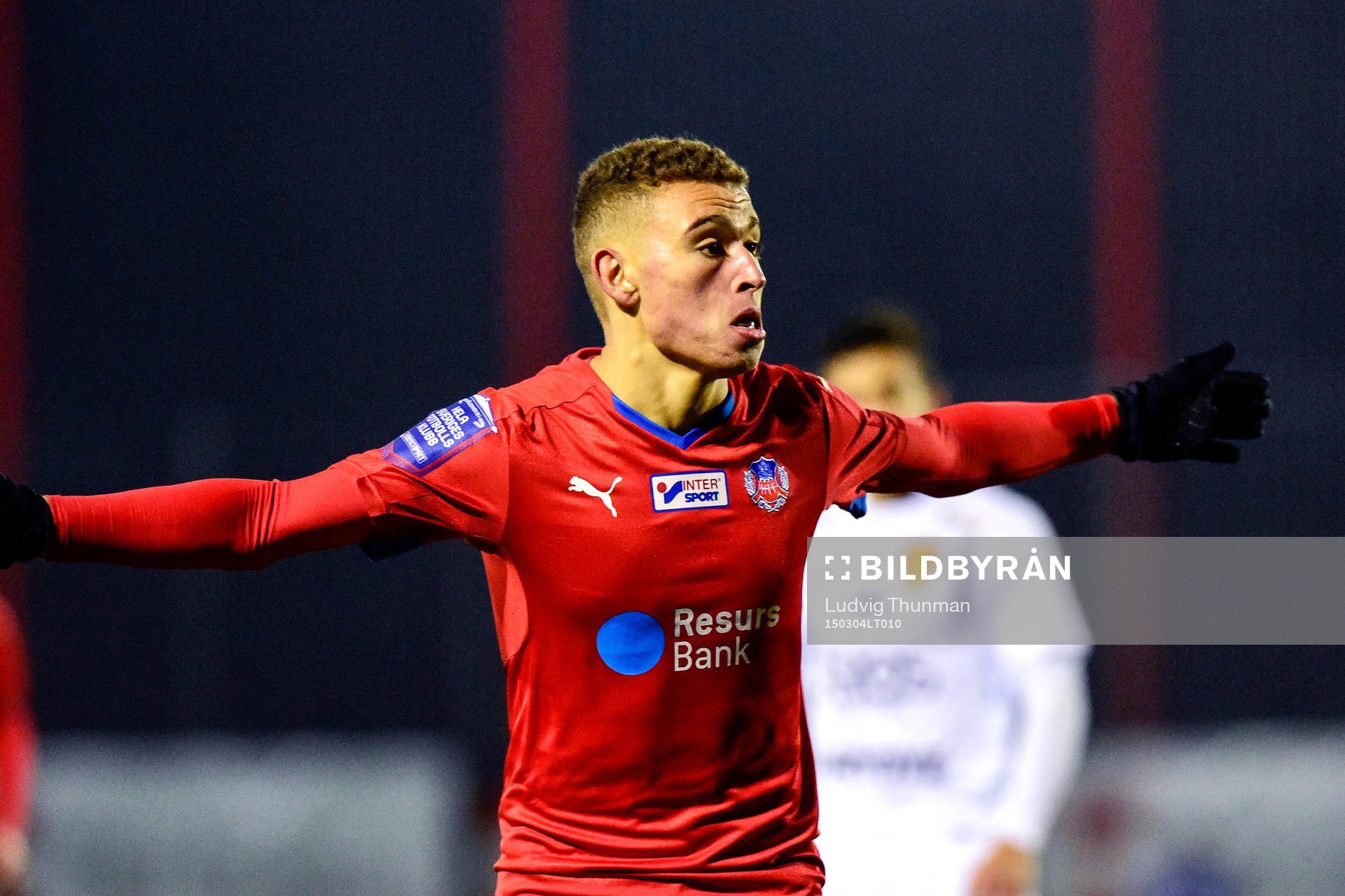 Helsingborgs Jordan Larsson jublar