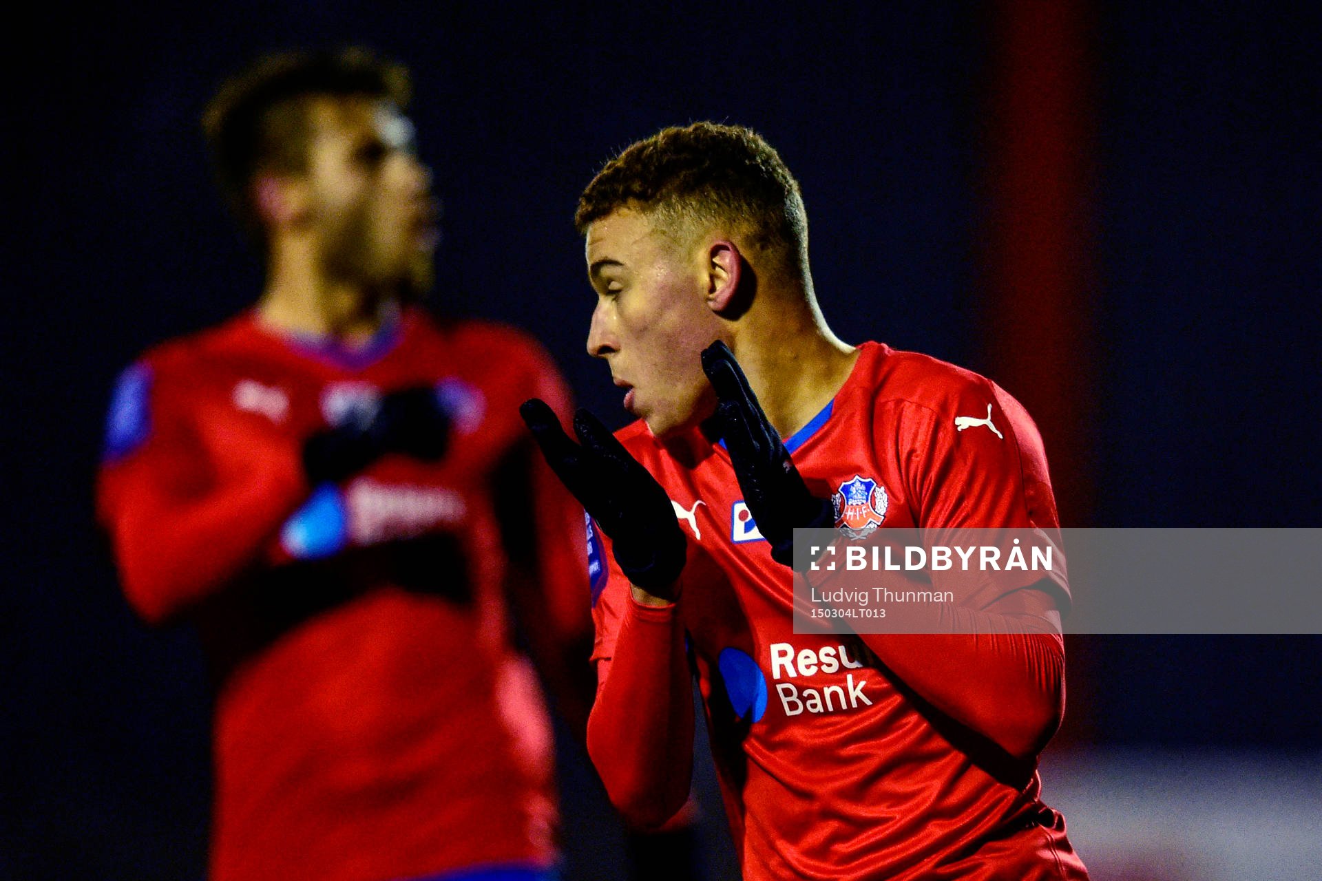 Helsingborgs Jordan Larsson jublar