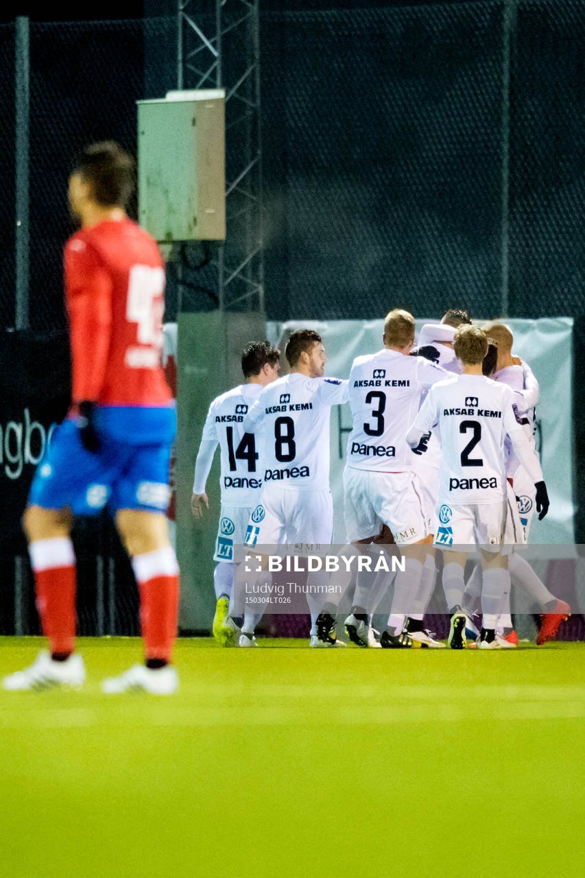 Syrianskas spelare firar 1-1