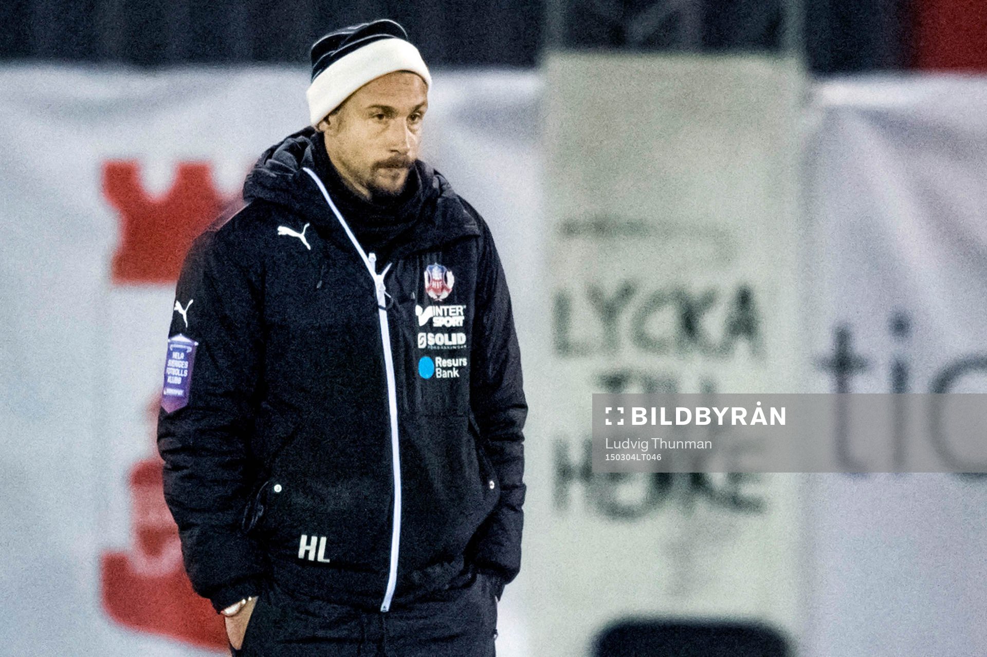 Helsingborgs manager Henrik Larsson deppar