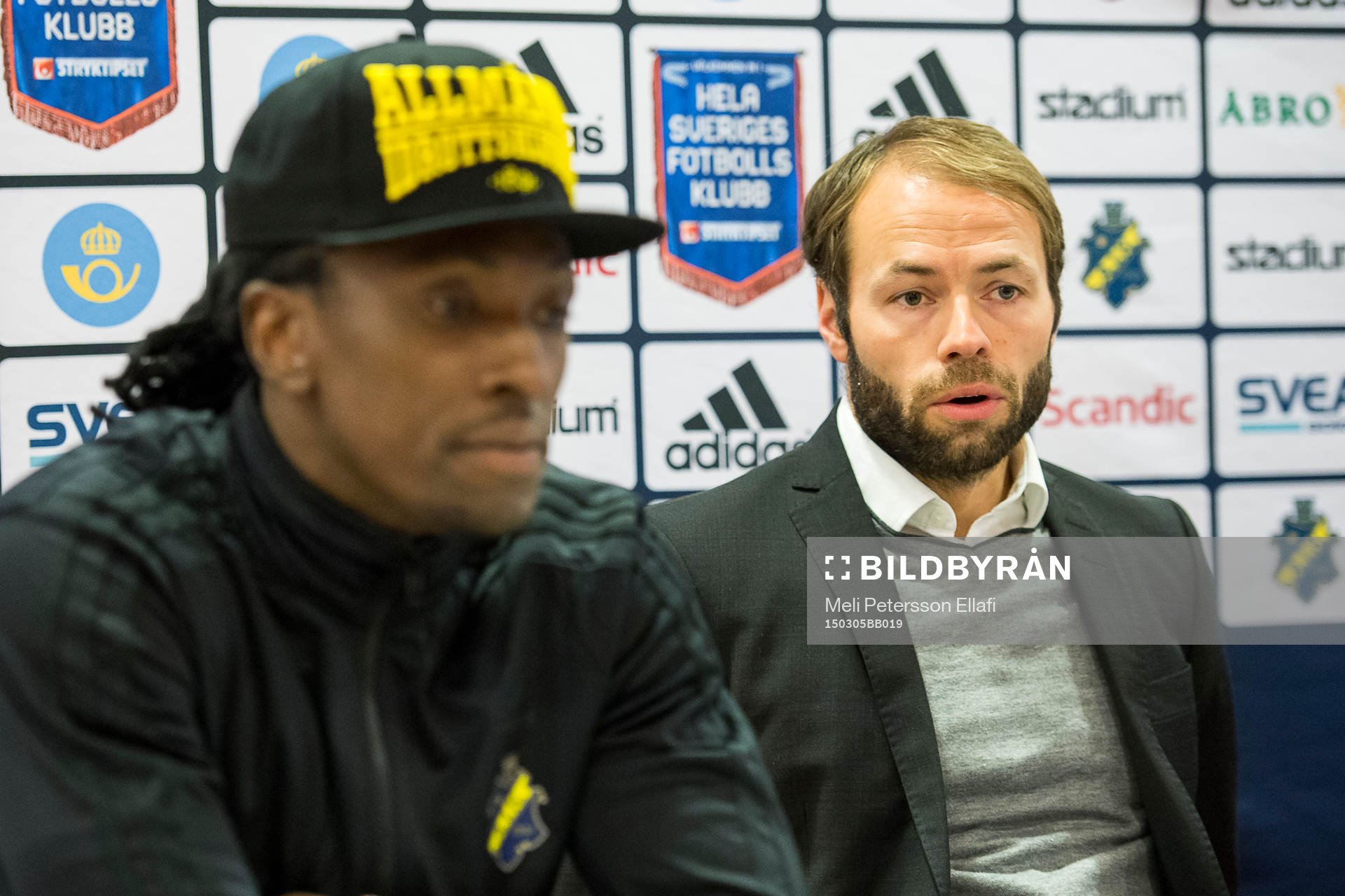 s Dickson Etuhu och tränare Andreas Alm