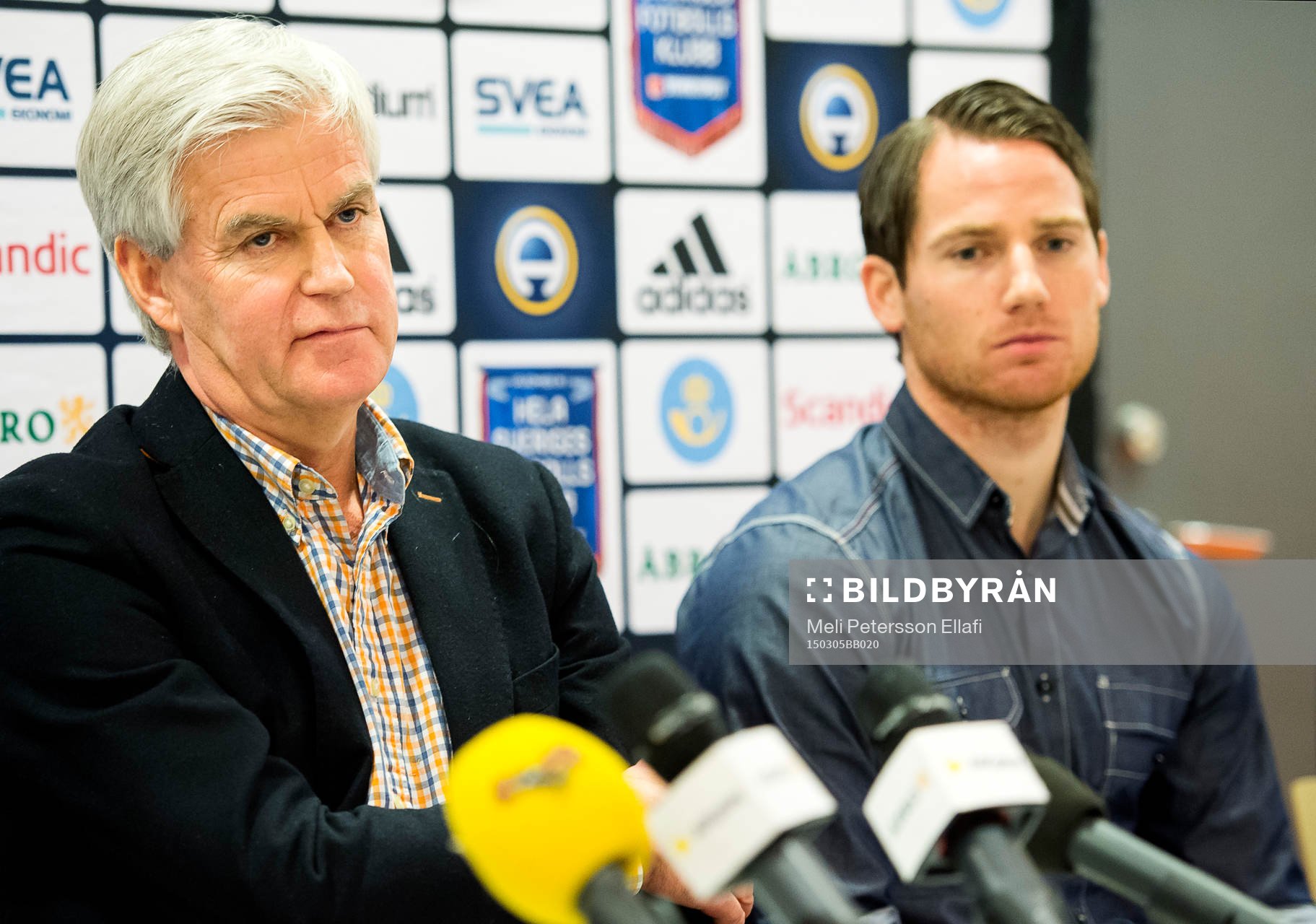 Hammarbys tränare Nanne Bergstrand och Johan Persson