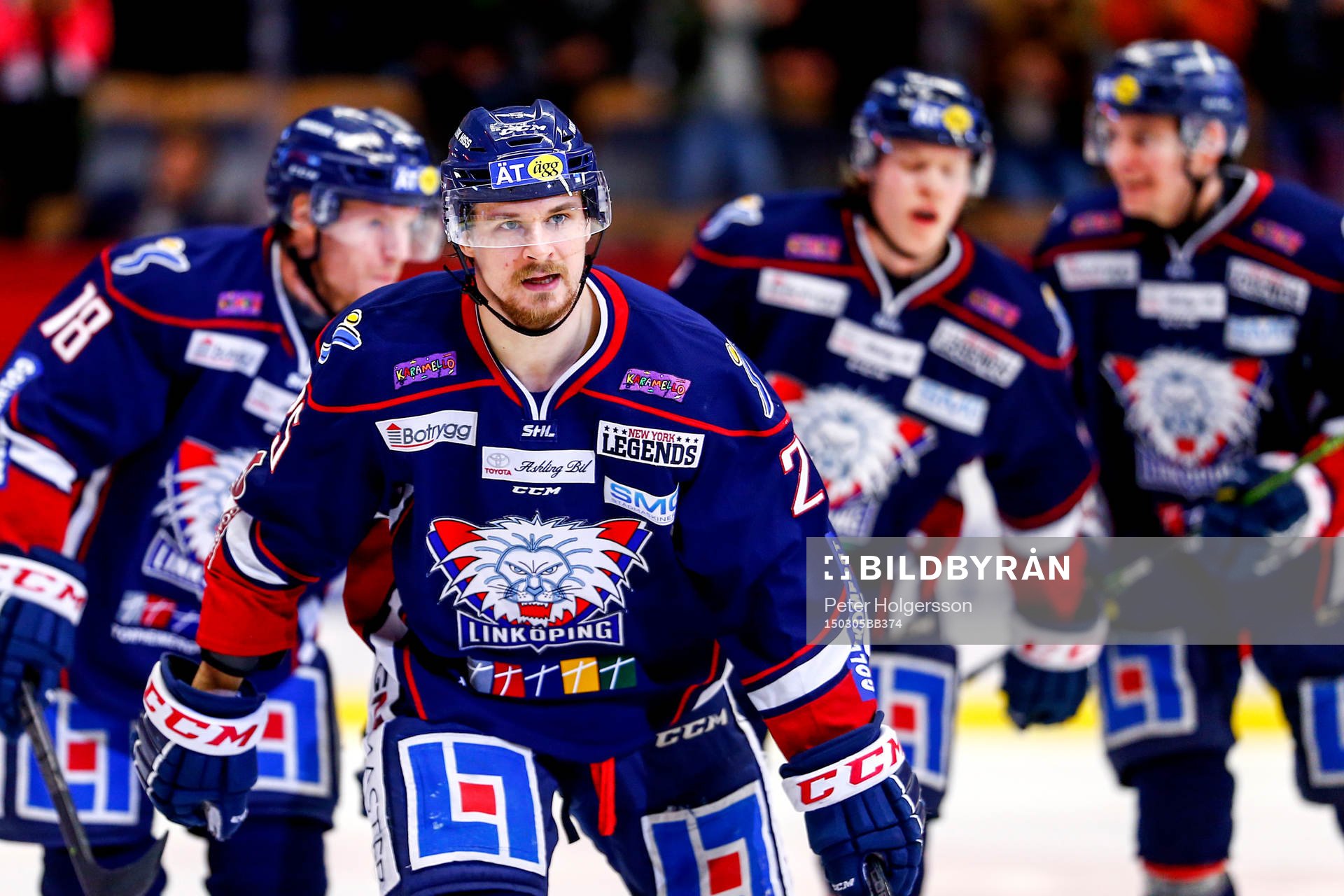 Linköpings Johannes Salmonsson jublar