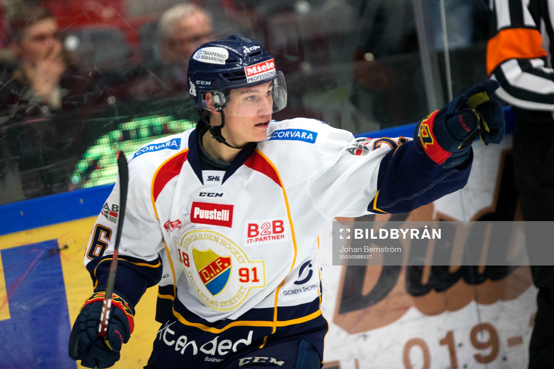 Djurgårdens David Rundqvist jublar