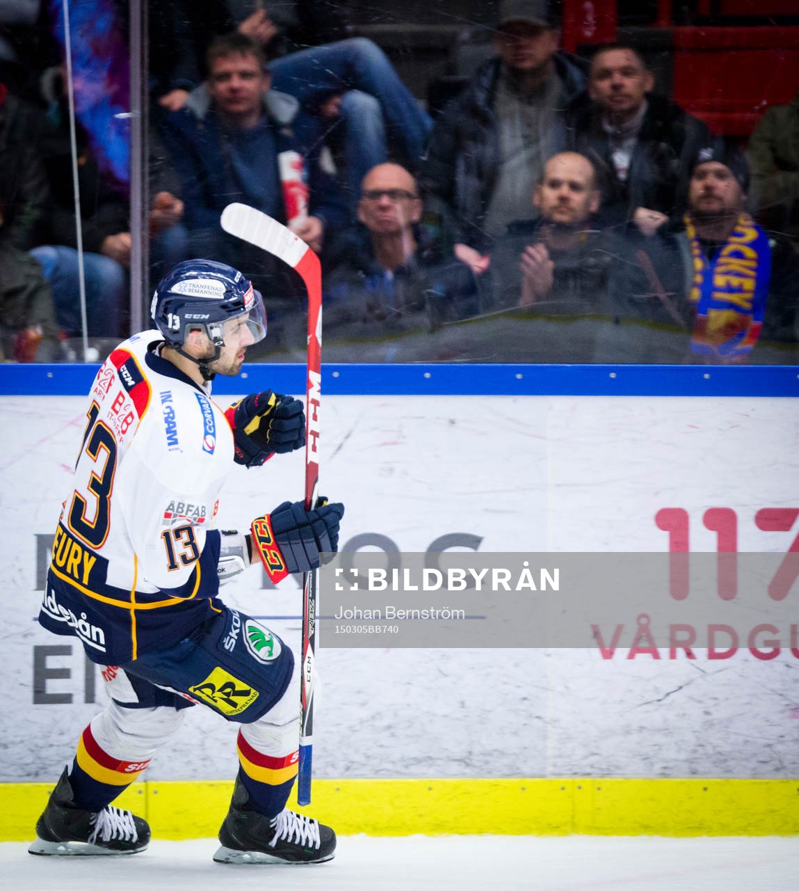 Djurgårdens Damien Fleury sätter
