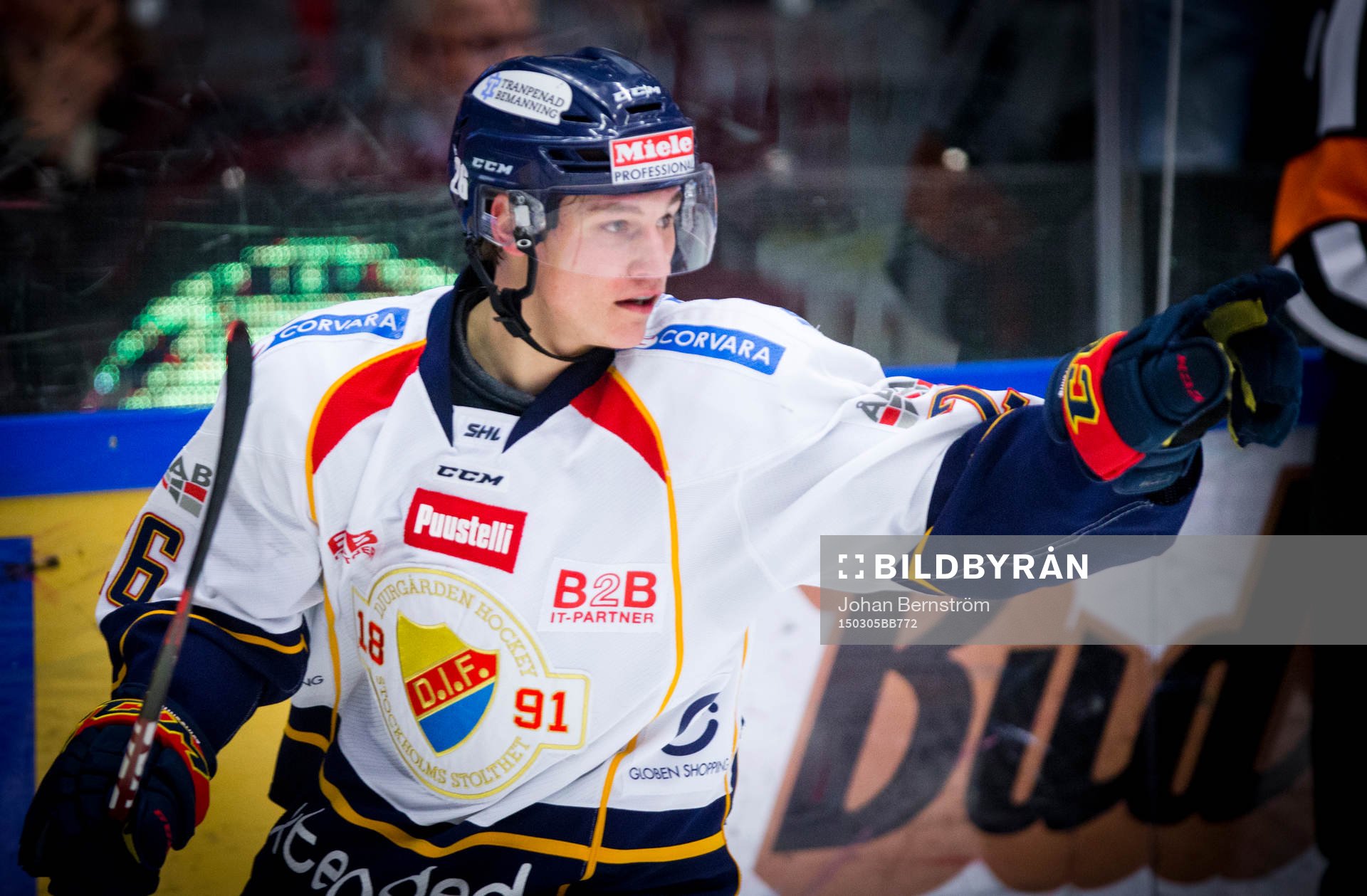 Djurgårdens David Rundqvist jublar