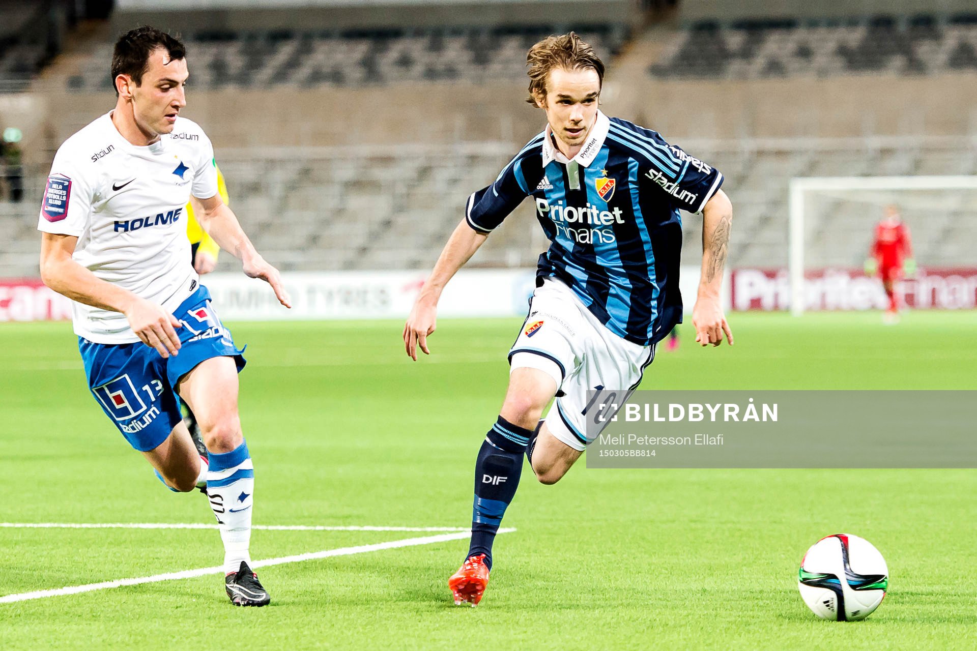Norrköpings Nikola Tkalcic och Djurgårdens Daniel Berntsen