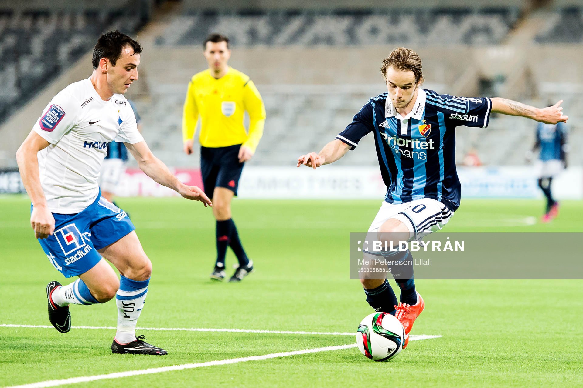 Norrköpings Nikola Tkalcic och Djurgårdens Daniel Berntsen