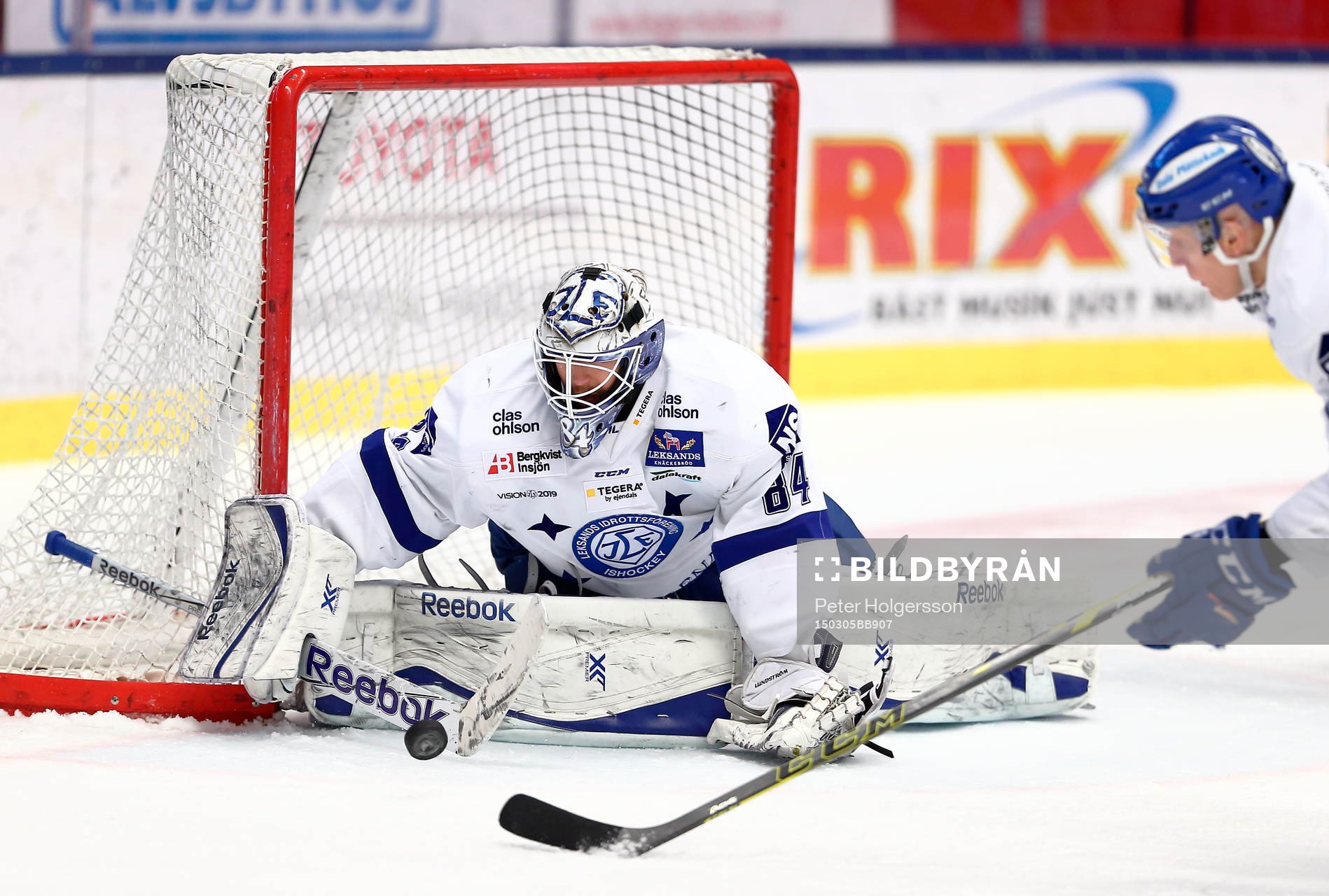 Leksands målvakt Joakim Lundström
