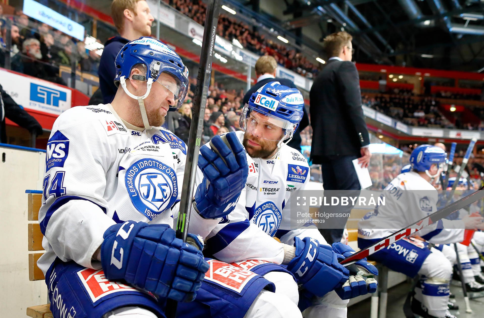 Leksands Jonas Frögren och Joonas Rönnberg