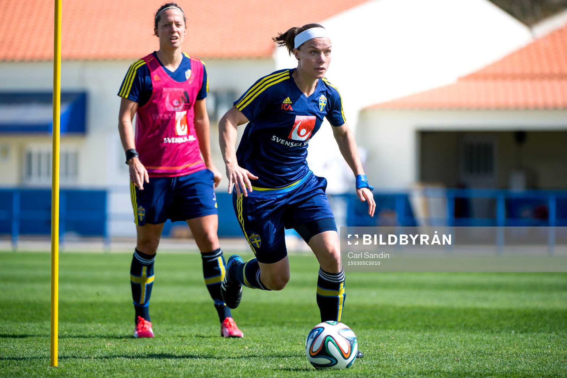Sveriges Lina Nilsson och Sara Thunebro