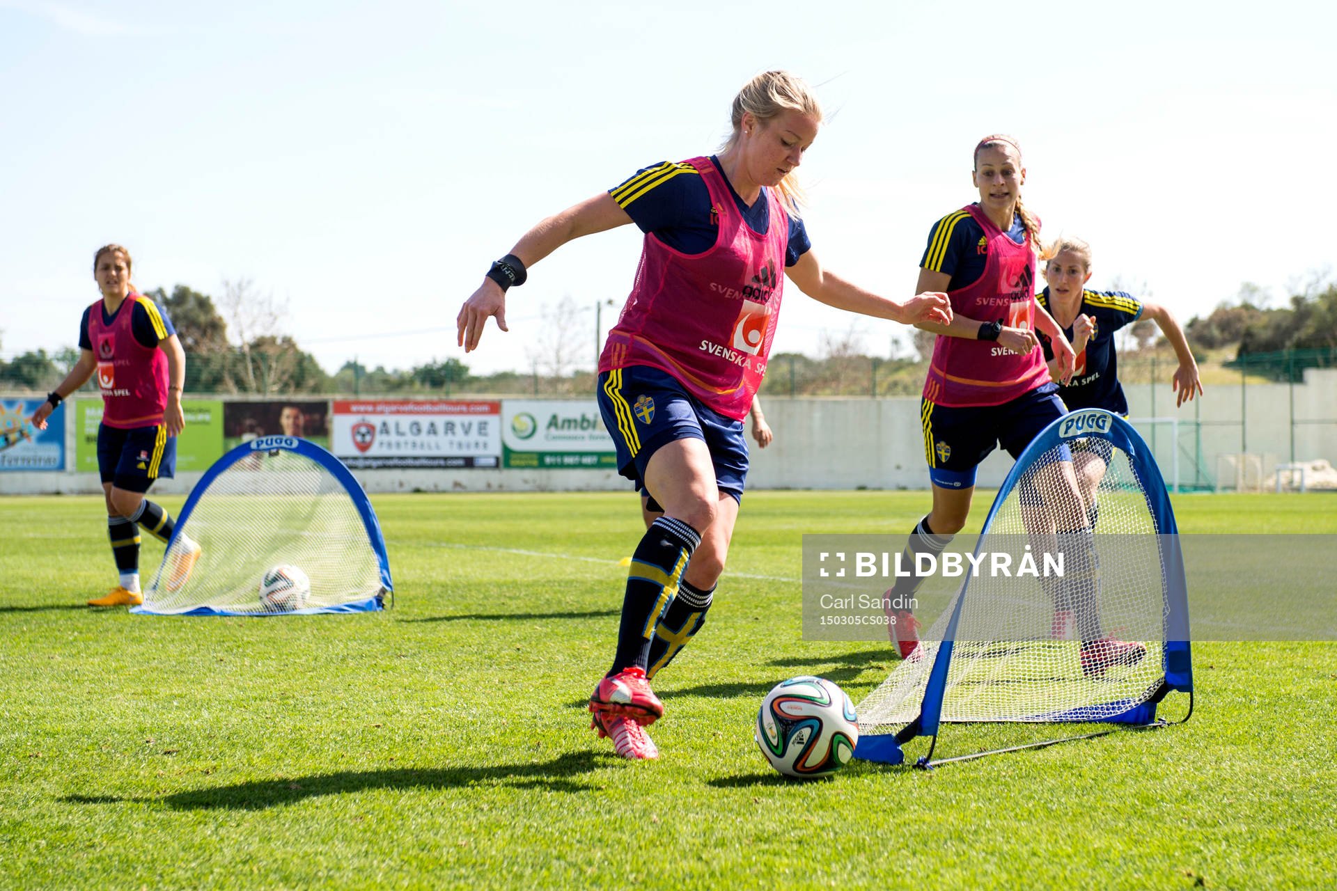 Sveriges Jenny Hjohlman och Charlotte Rohlin