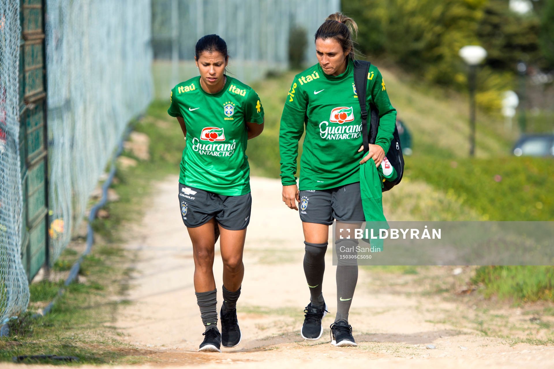 Brasiliens Fabiana da Silva Simoes och Marta Vieira da Silva