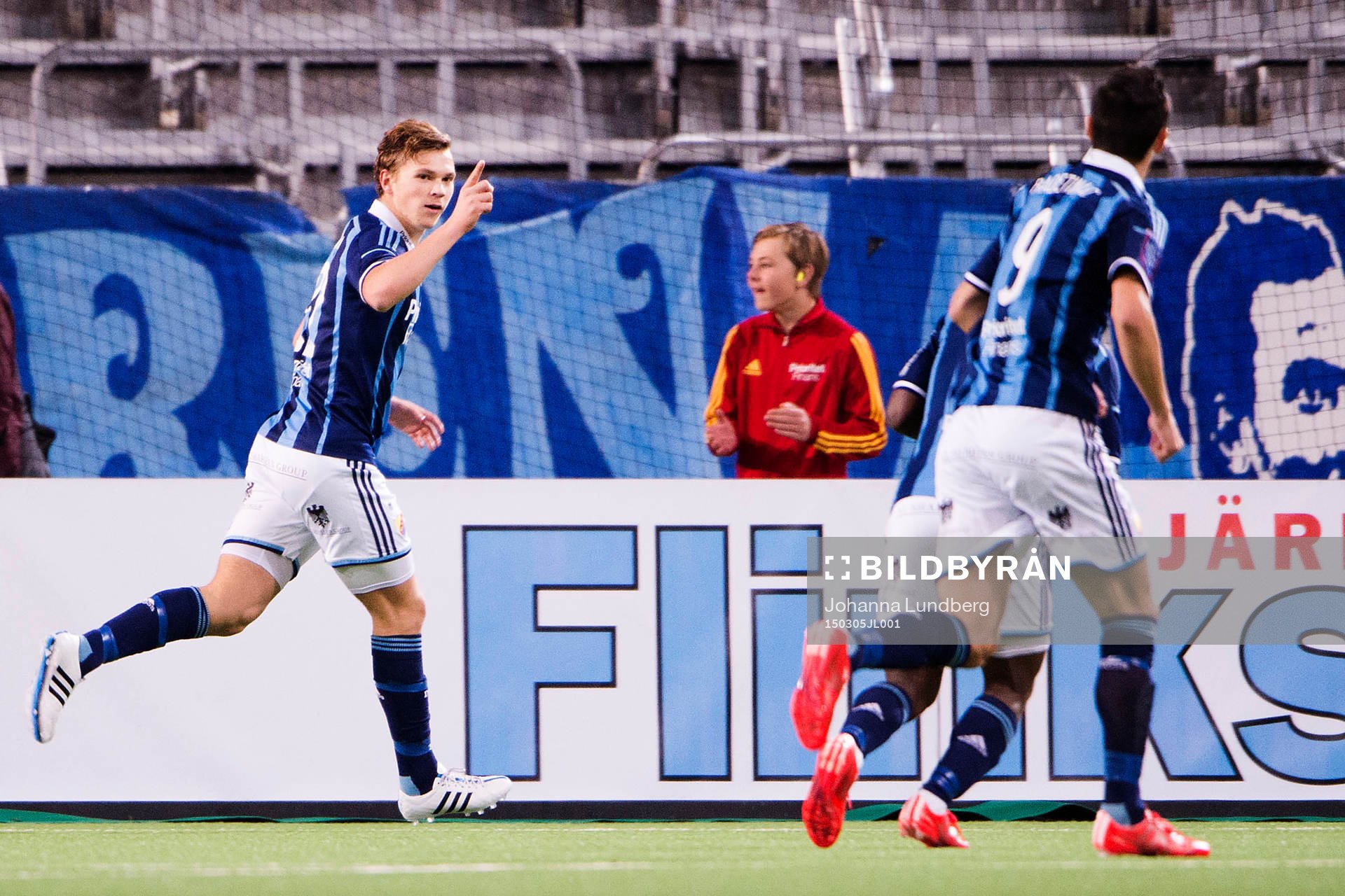 Djurgårdens Jesper Karlström jublar