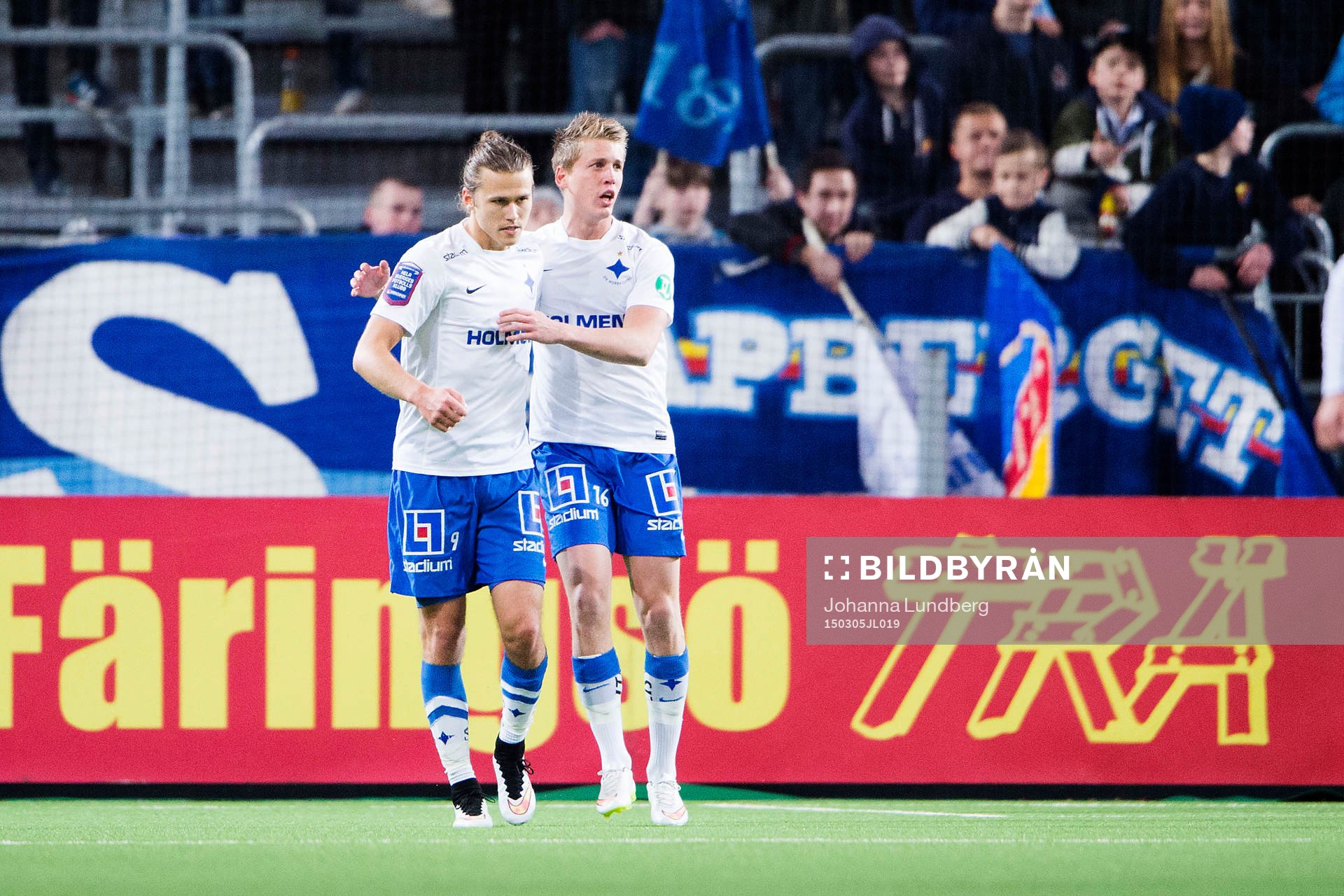 Norrköpings Arnor Ingvi Traustason (tv) gör 3-1 och