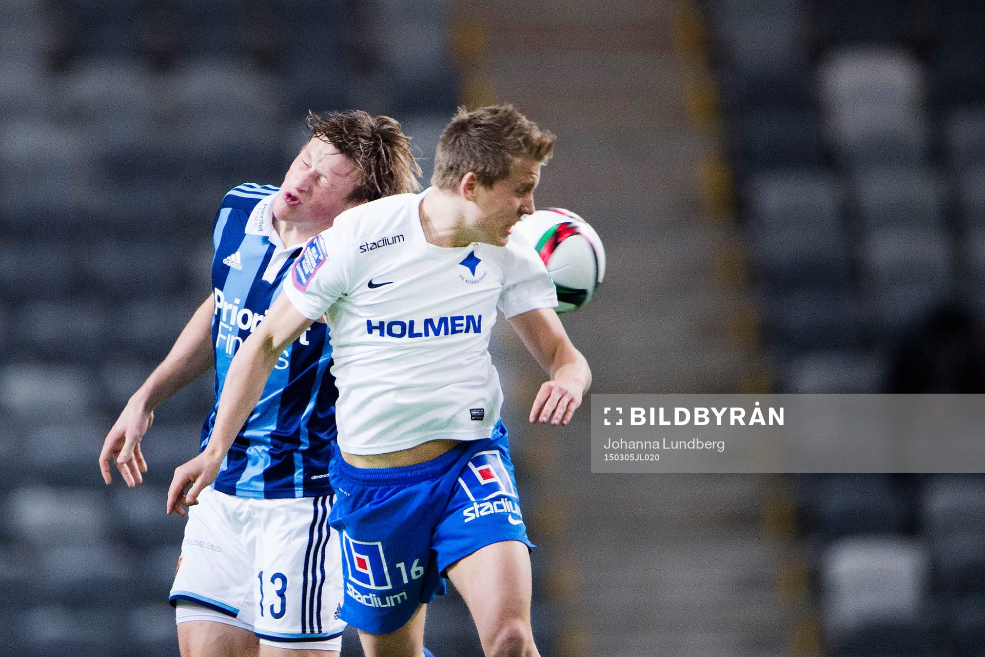 Djurgårdens Emil Bergström och Norrköpings Joel Enarsson