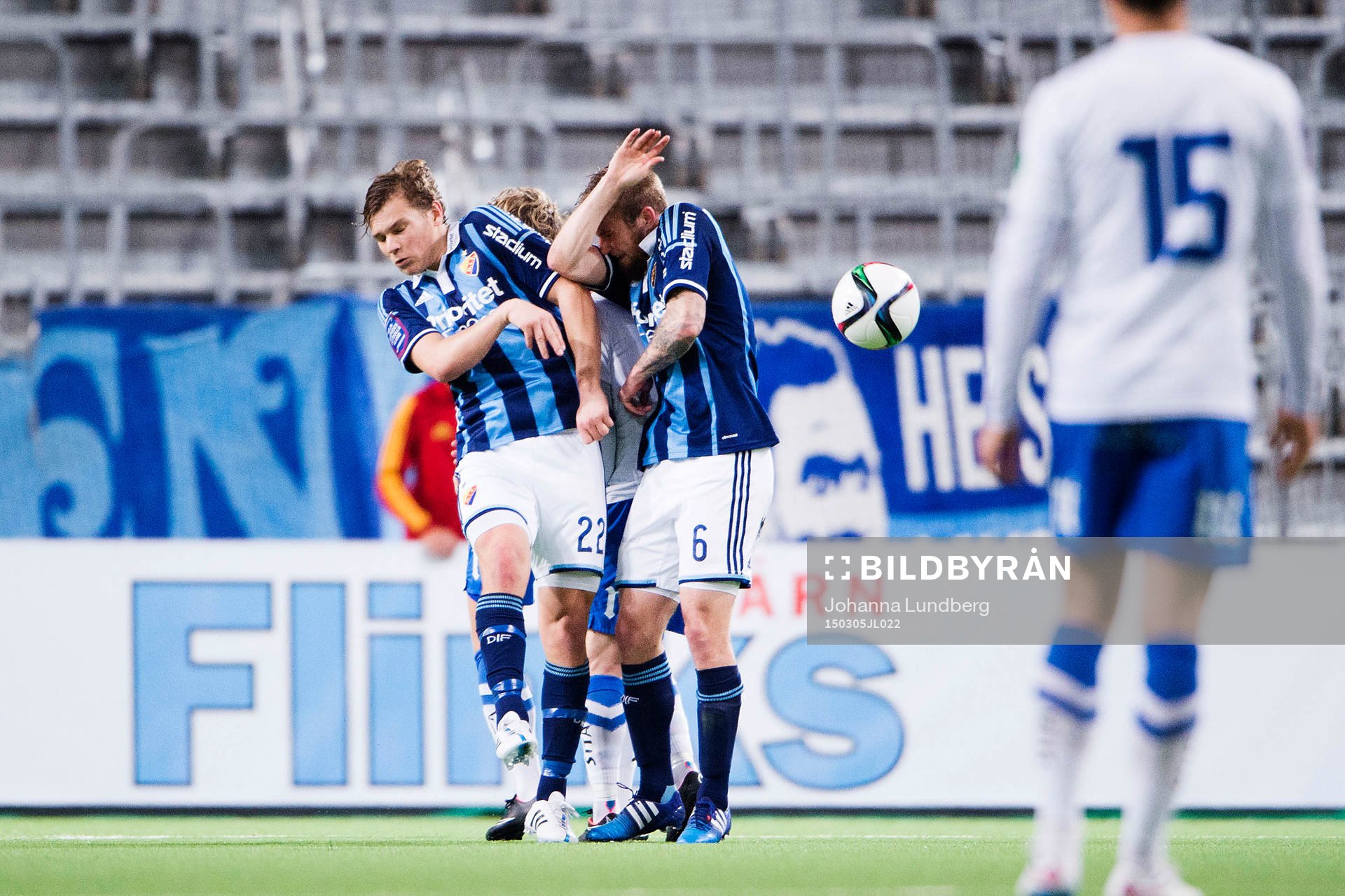 Djurgårdens Jesper Karlström och Aleksander Faltsetas