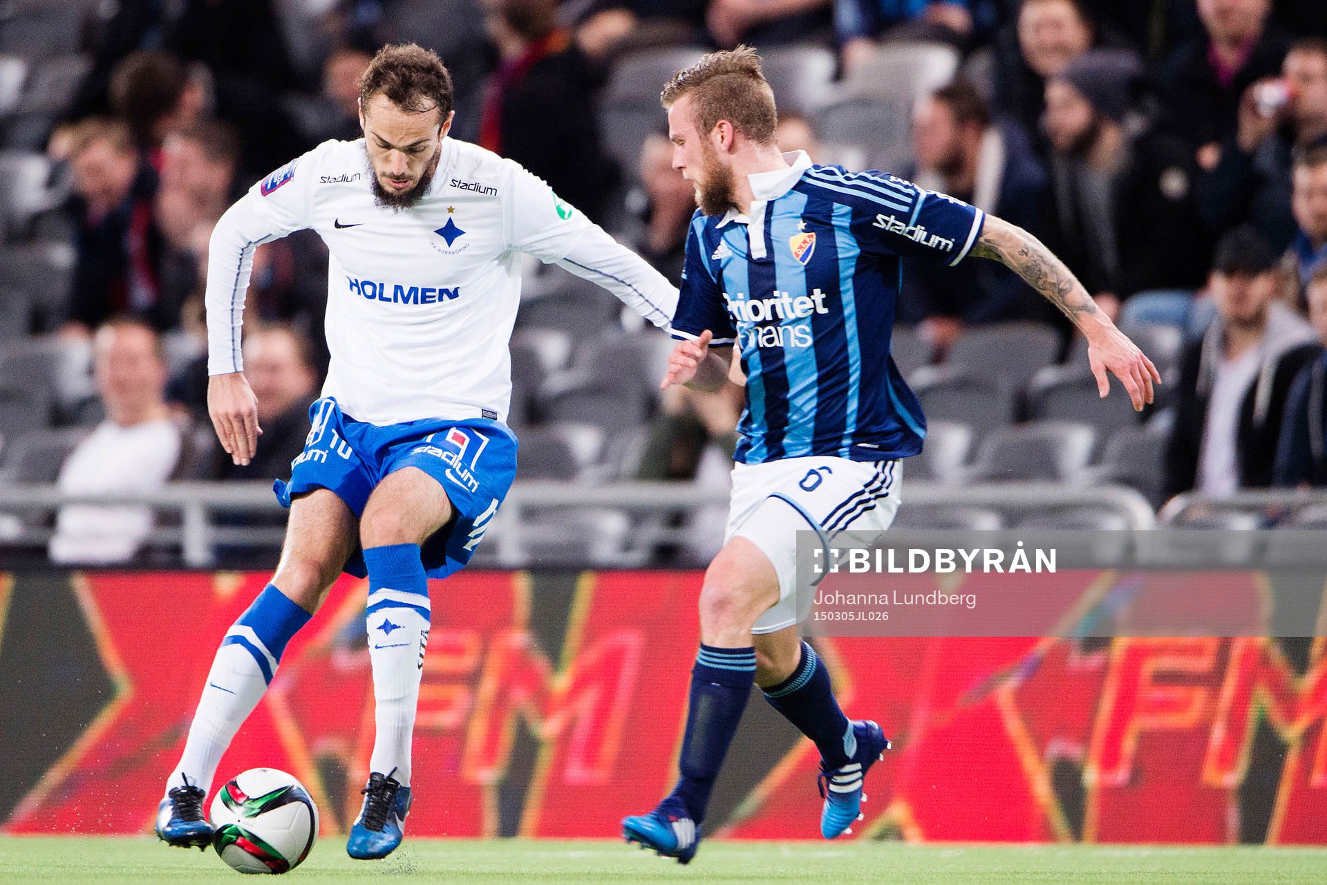 Norrköpings Emir Kujovic och Djurgårdens Aleksander