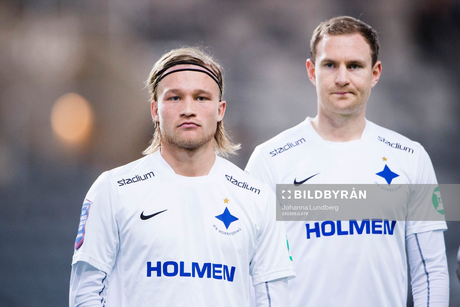 Norrköpings Nicklas Bärkroth och Marcus Falk Olander