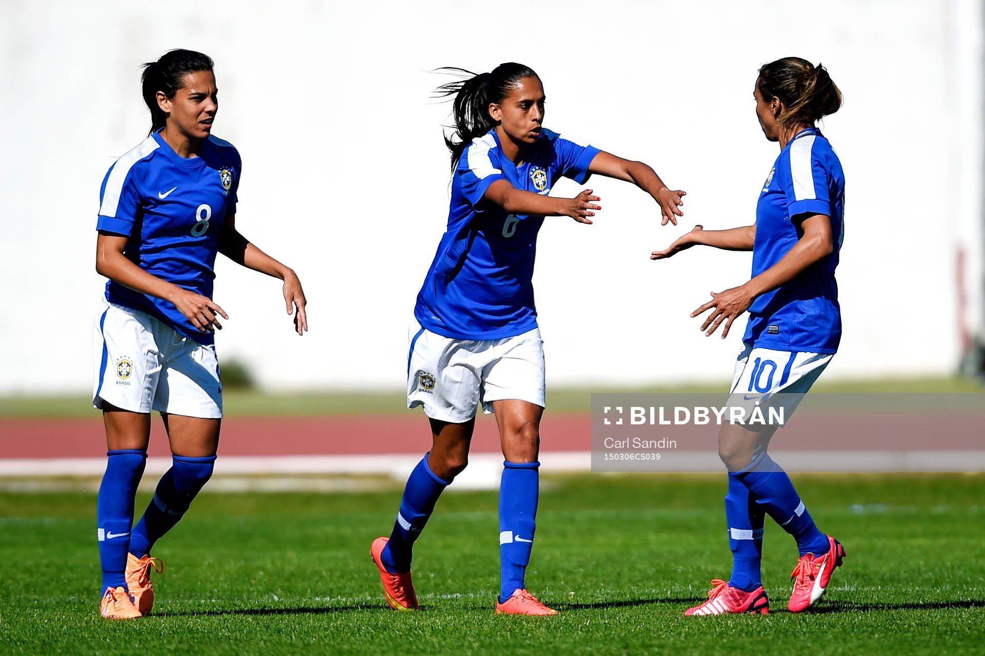 Brasiliens Andressa Alves jublar