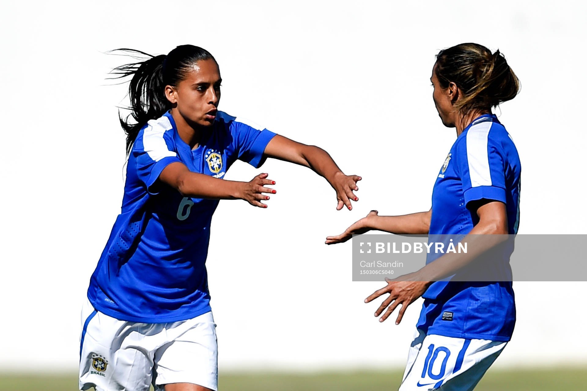 Brasiliens Andressa Alves jublar