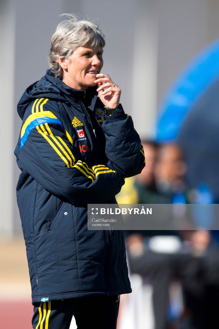 Sveriges förbundskapten Pia Sundhage