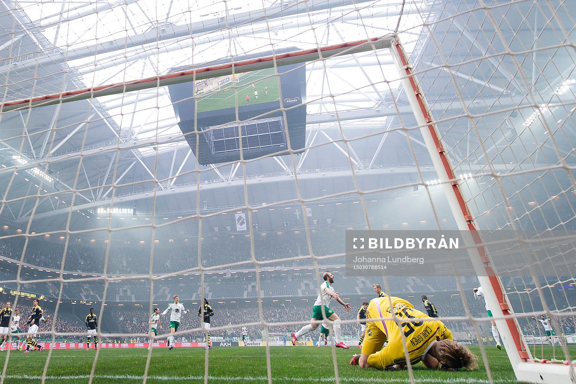 Hammarbys Kennedy Bakircioglu jublar