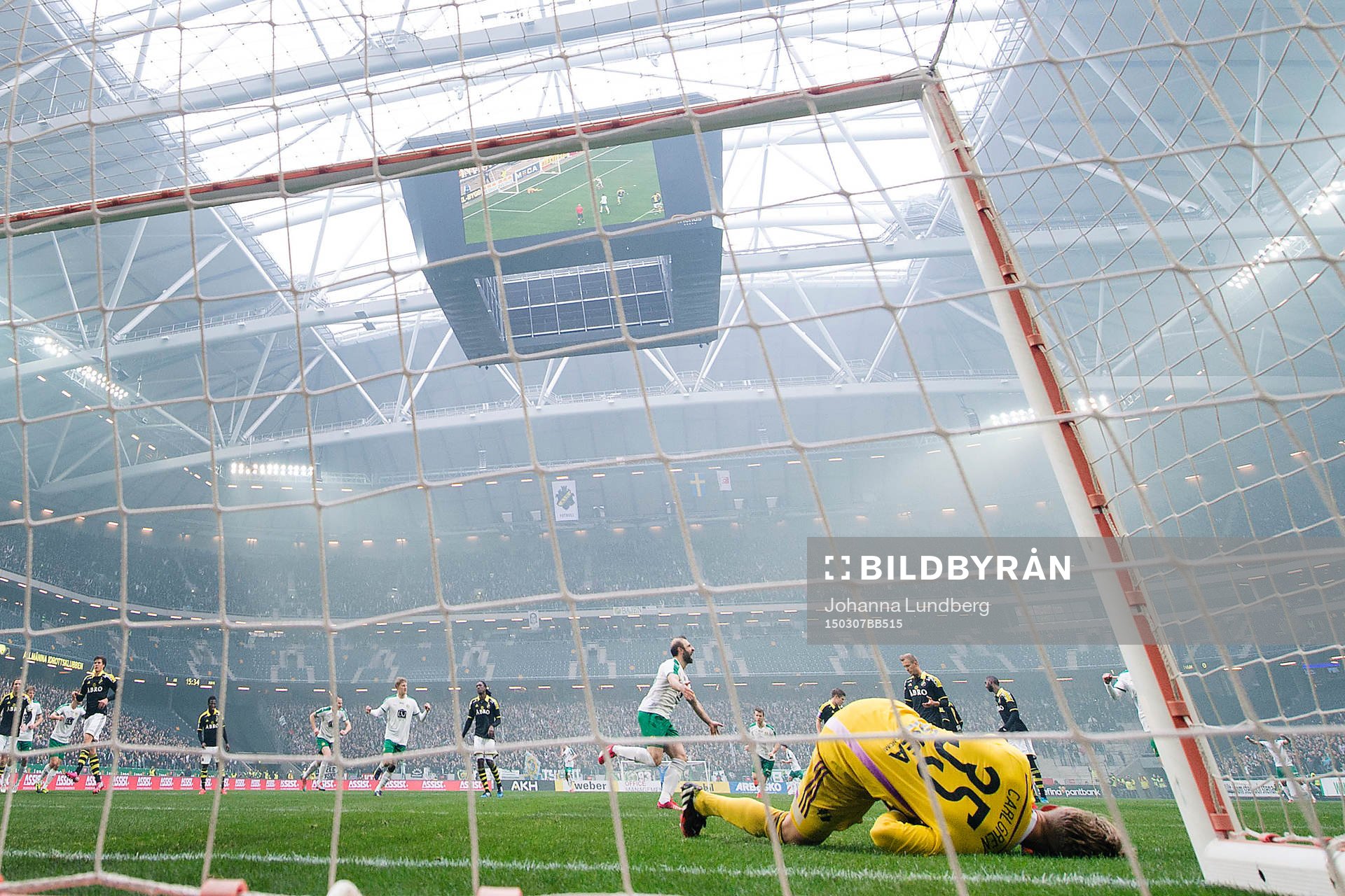 Hammarbys Kennedy Bakircioglu jublar