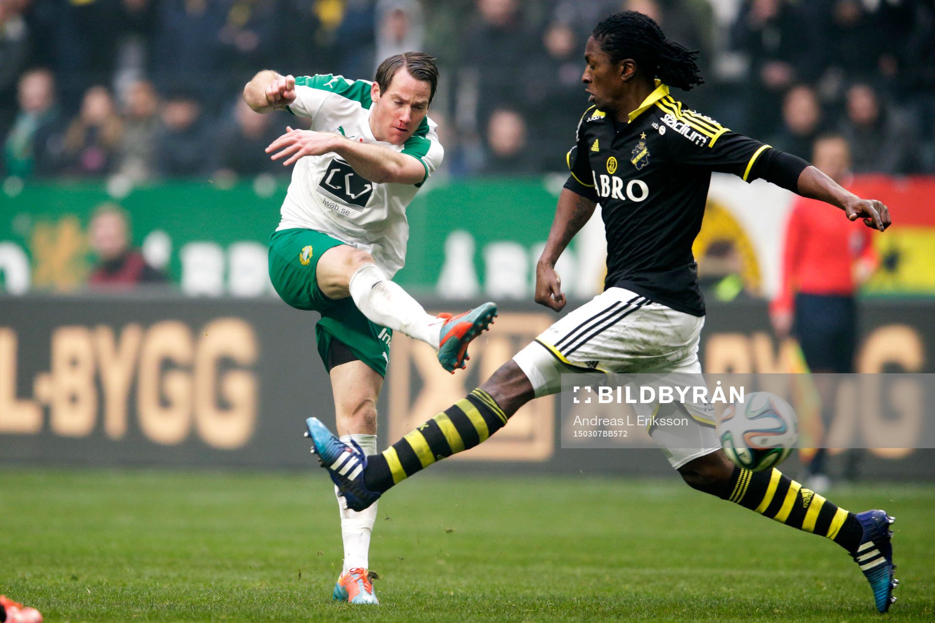 Hammarbys Johan Persson gör 1-2