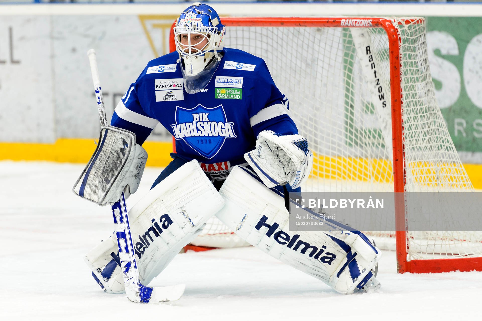 Karlskogas målvakt Joel Gistedt