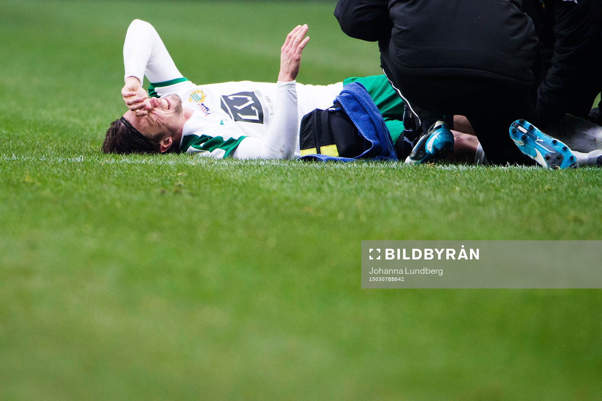 Hammarbys Linus Hallenius skadas