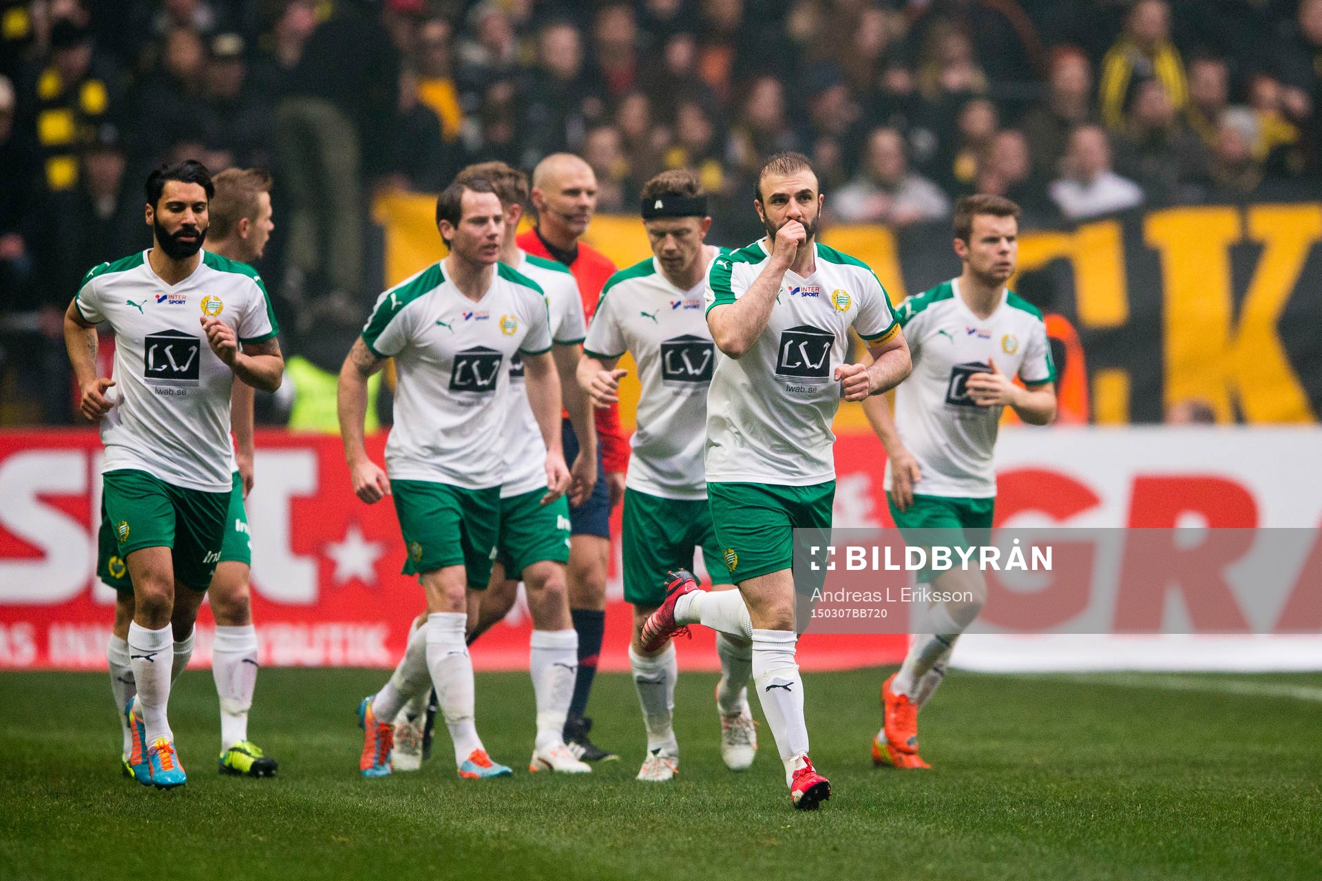 Hammarbys Kennedy Bakircioglu jublar