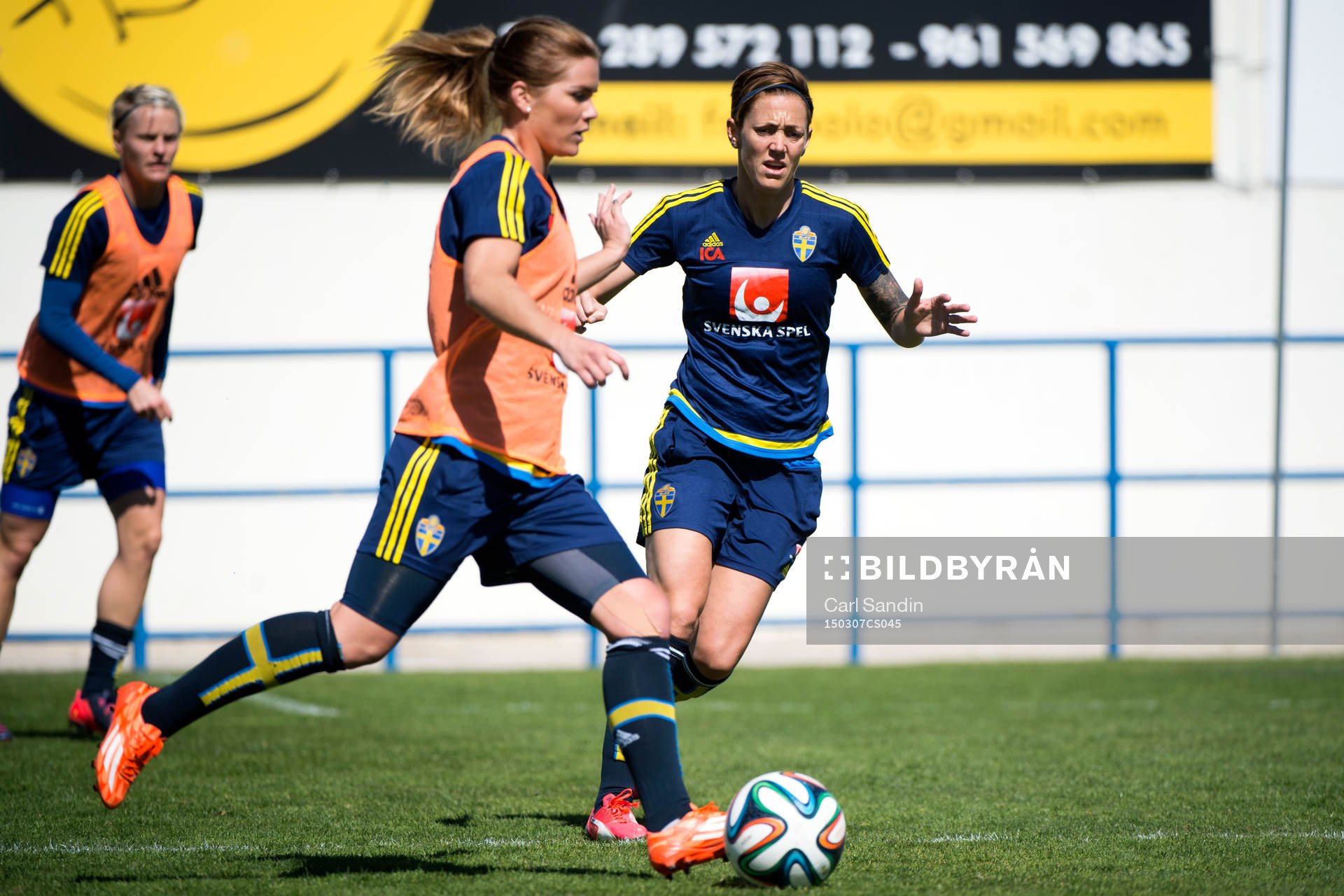Sveriges Hanna Folkesson och Therese Sjögran