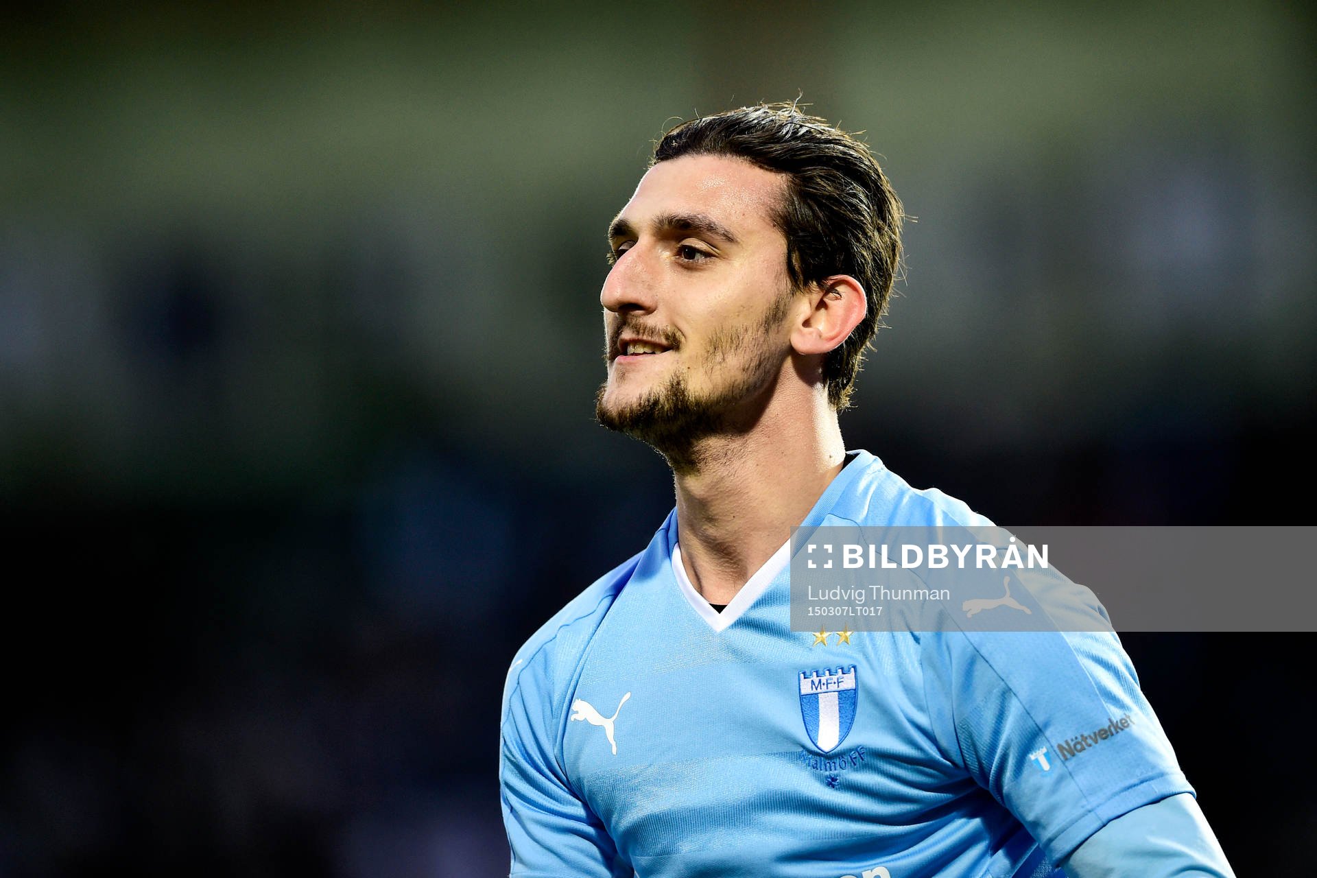 Malmö FFs Agon Mehmeti jublar
