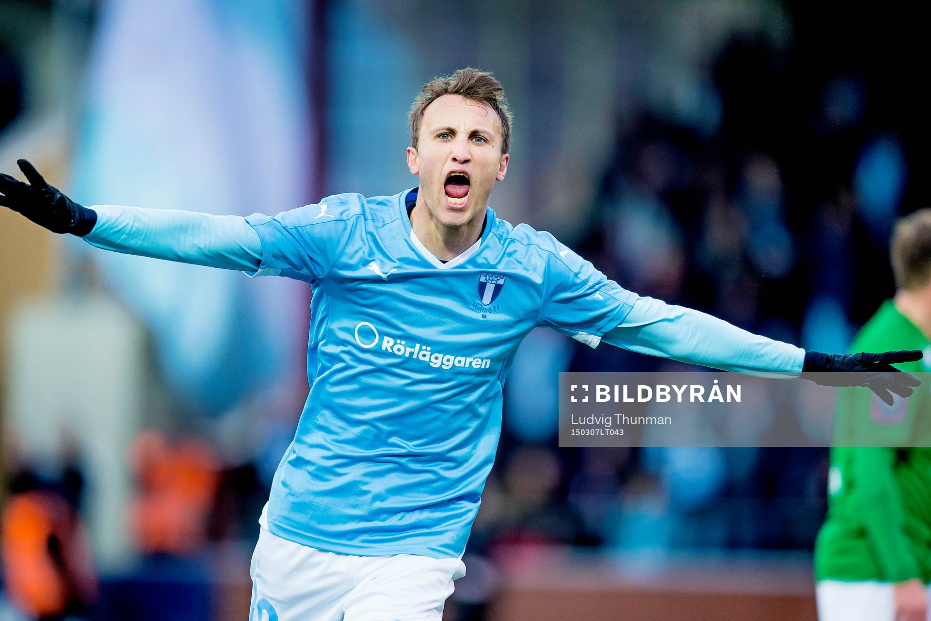 Malmö FFs Magnus Wolff Eikrem jublar