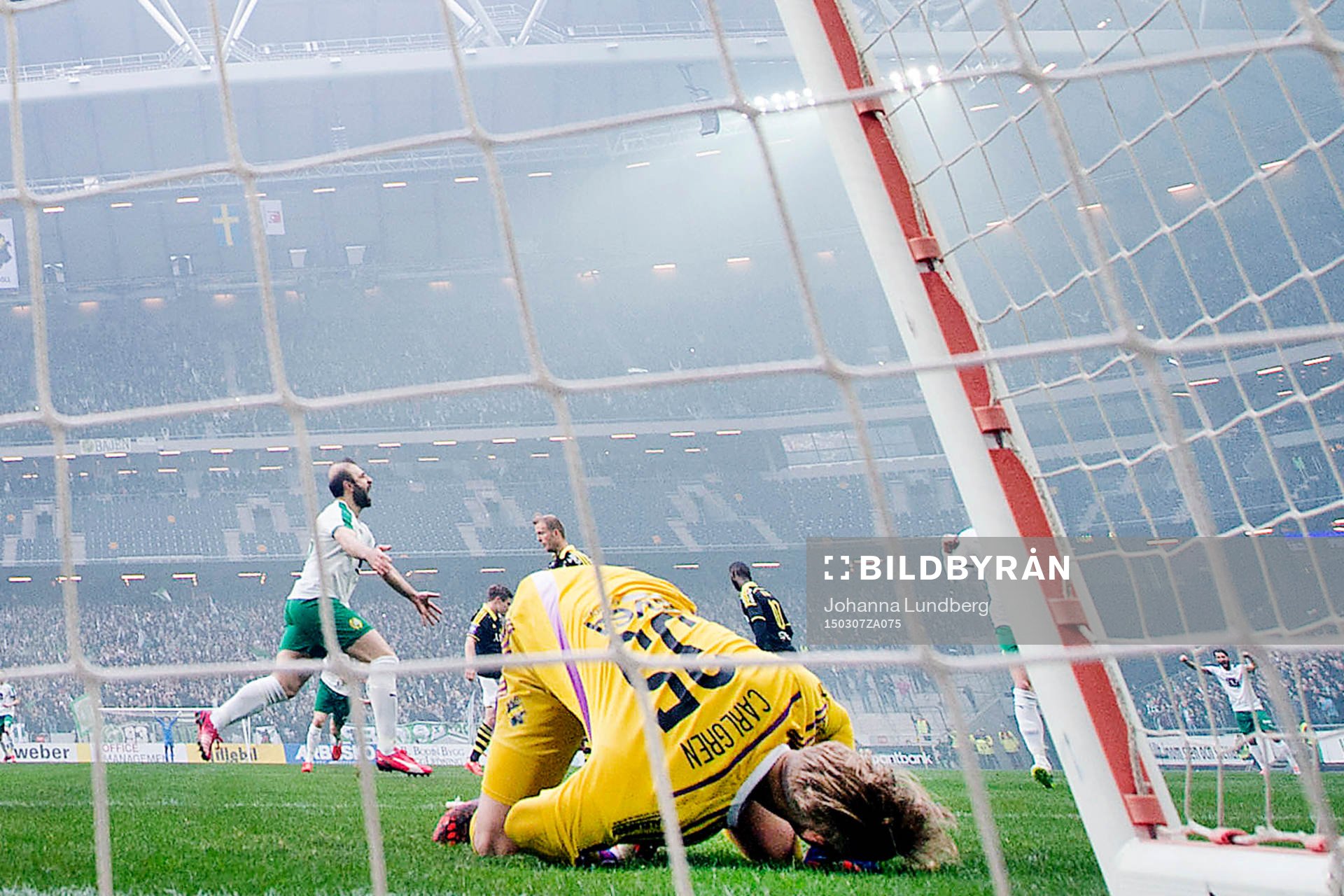 Hammarbys Kennedy Bakircioglu jublar