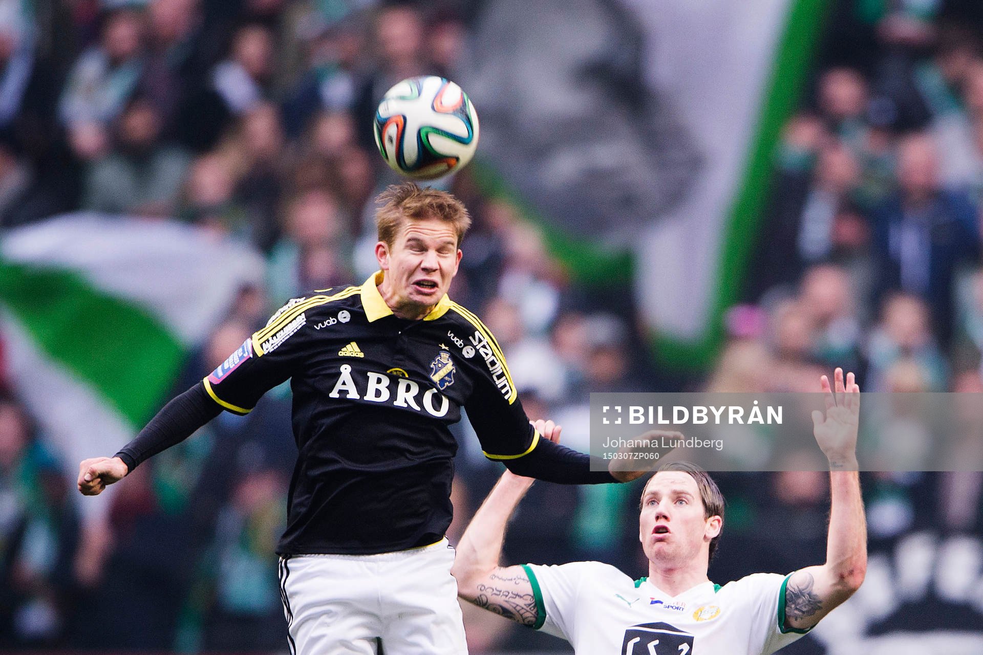 s Johan Blomberg och Hammarbys Johan Persson