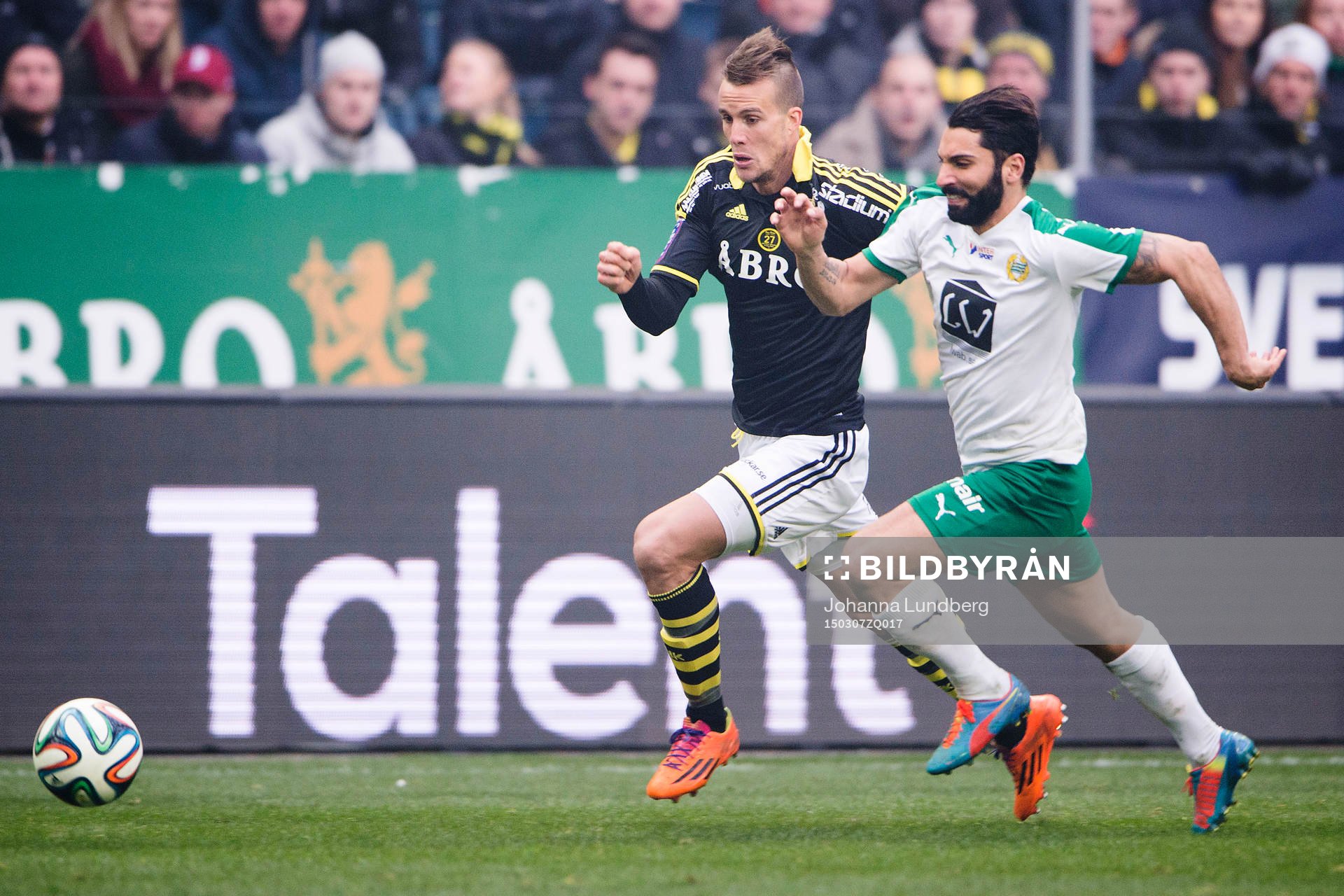 s Fredrik Brustad och Hammarbys Stefan Batan