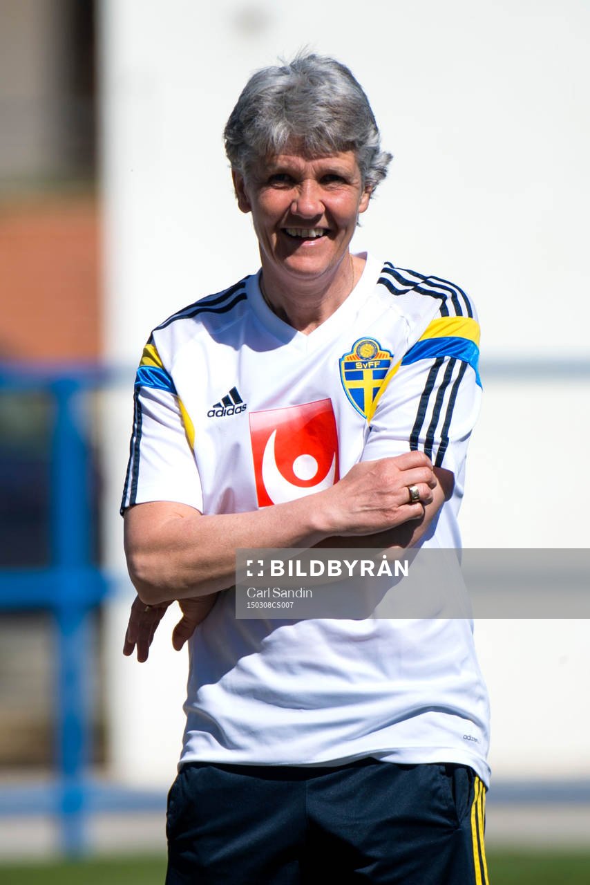 Sveriges förbundskapten Pia Sundhage