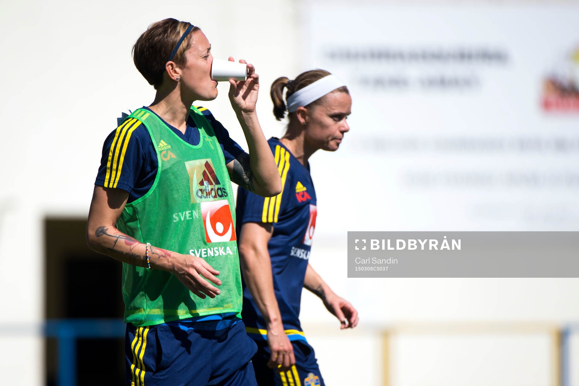 Sveriges Therese Sjögran och Sara Thunebro