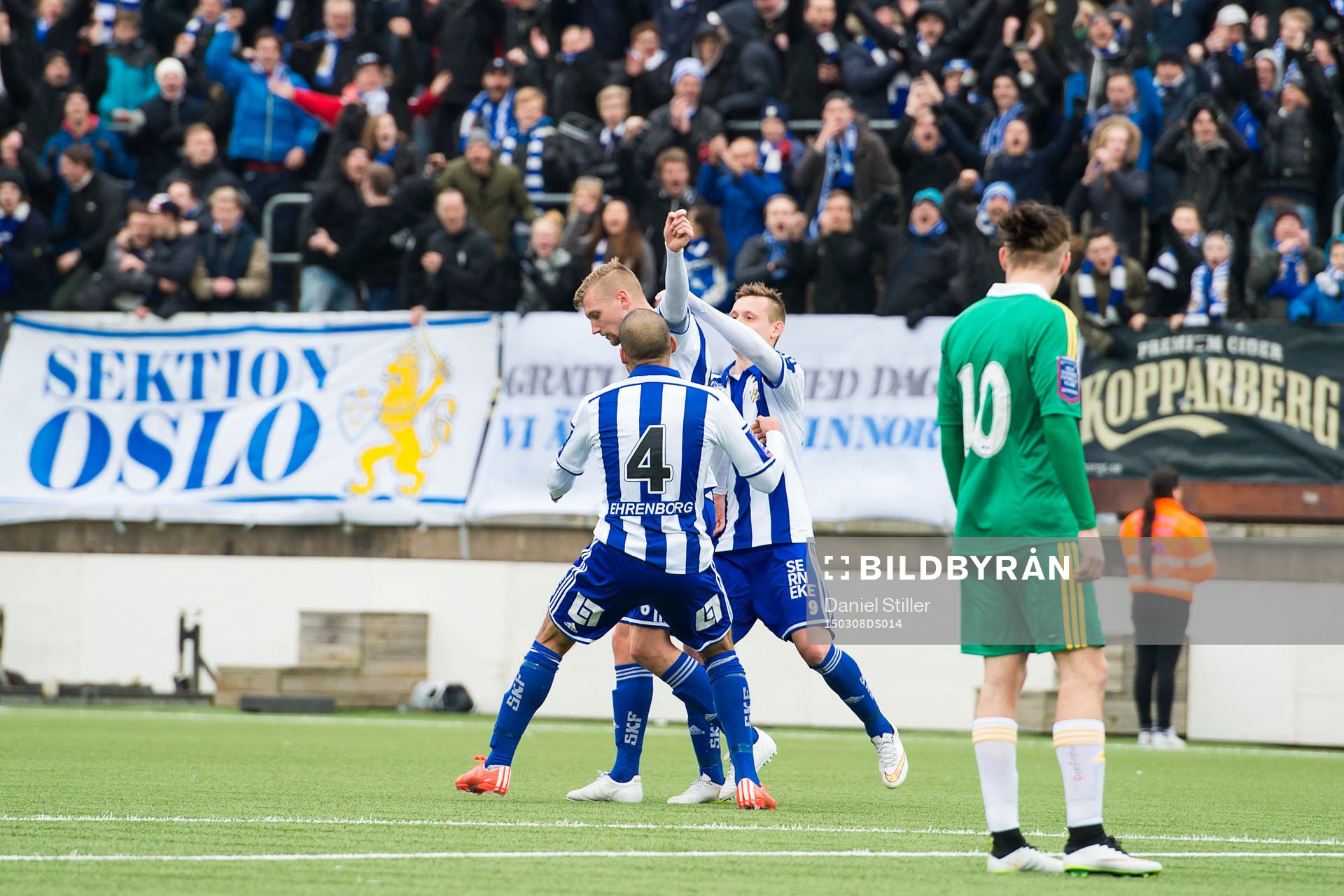 IFK Göteborgs Sebastian Eriksson jublar