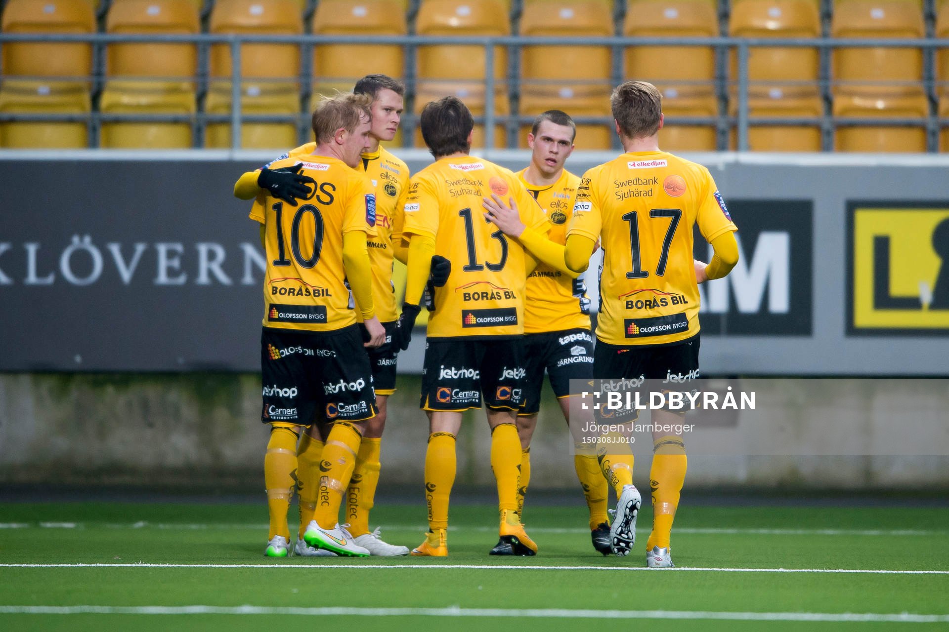 Elfsborgs spelare jublar