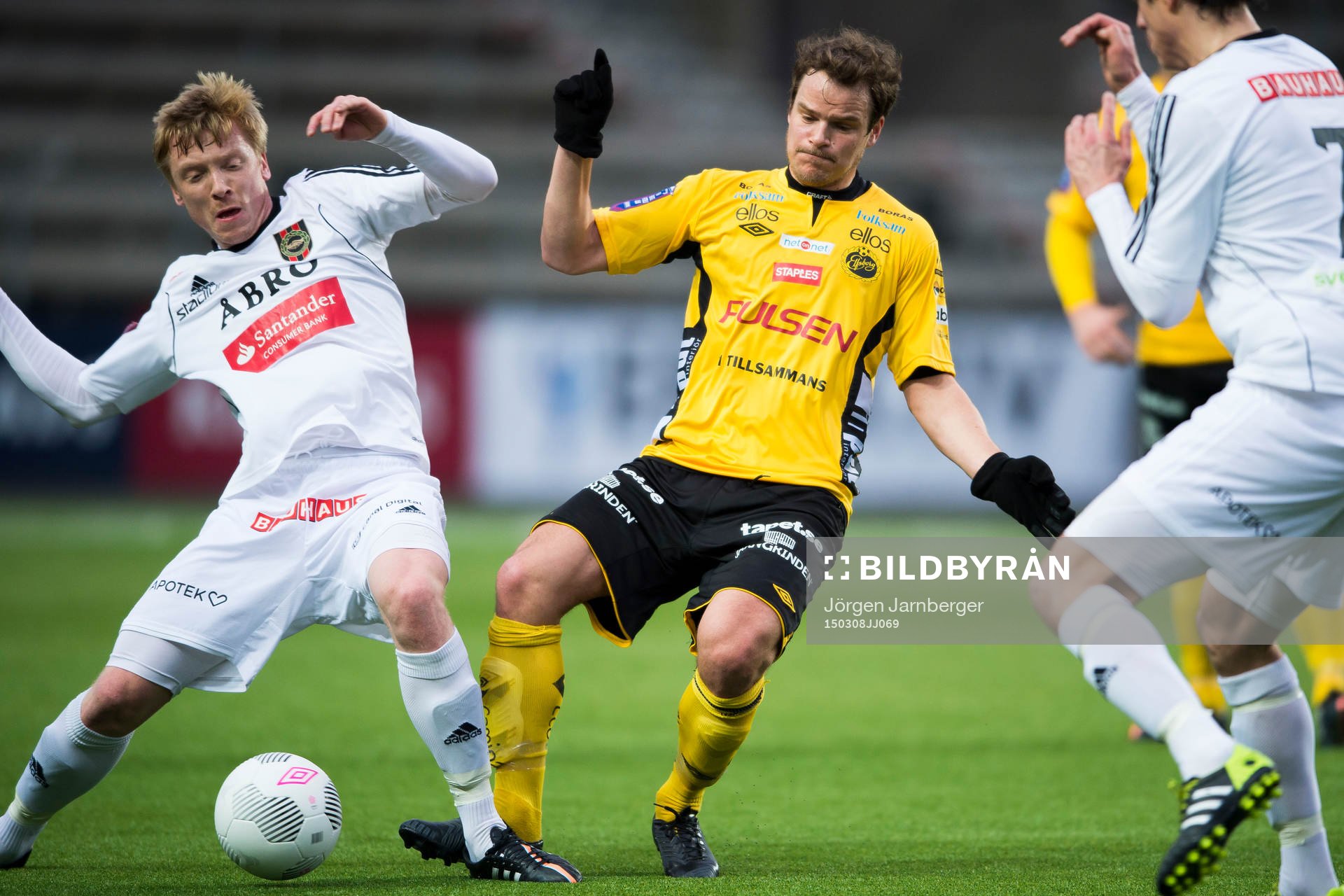 Kamp mellan Brommapojkarnas Gustav Sandberg Magnusson och