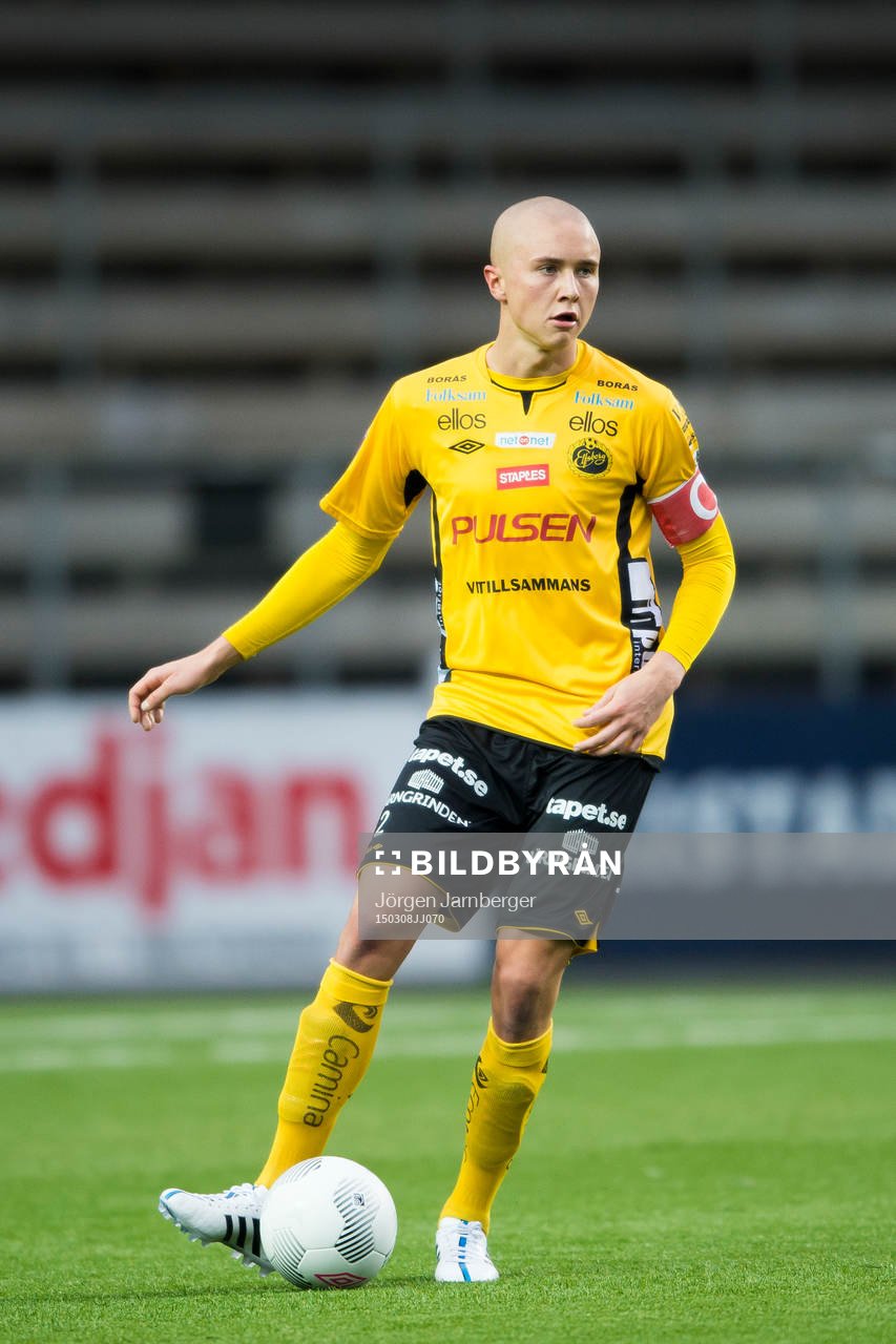 Elfsborgs Sebastian Holmén med kaptensbindeln