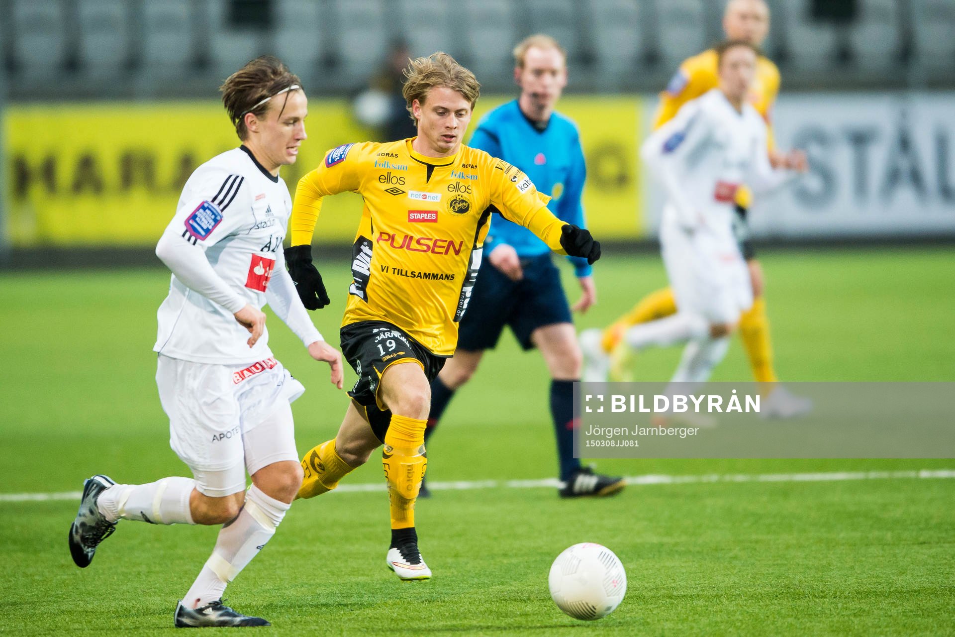 Brommapojkarnas Daniel Stensson och Elfsborgs Simon Hedlund
