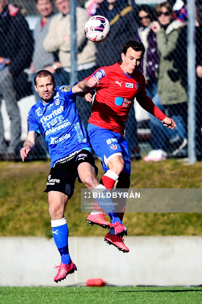 Halmstads Christoffer Andersson och Helsingborgs Anton Wede