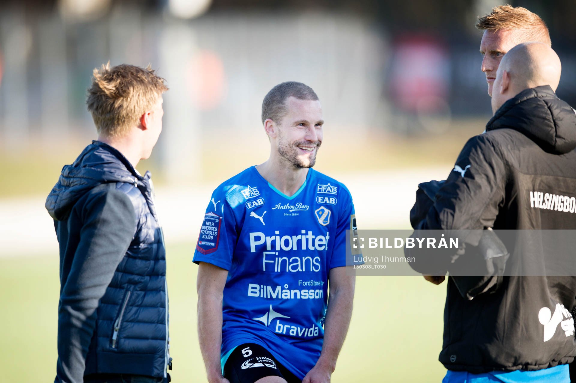 Halmstads Christoffer Andersson i samtal med sina gamla