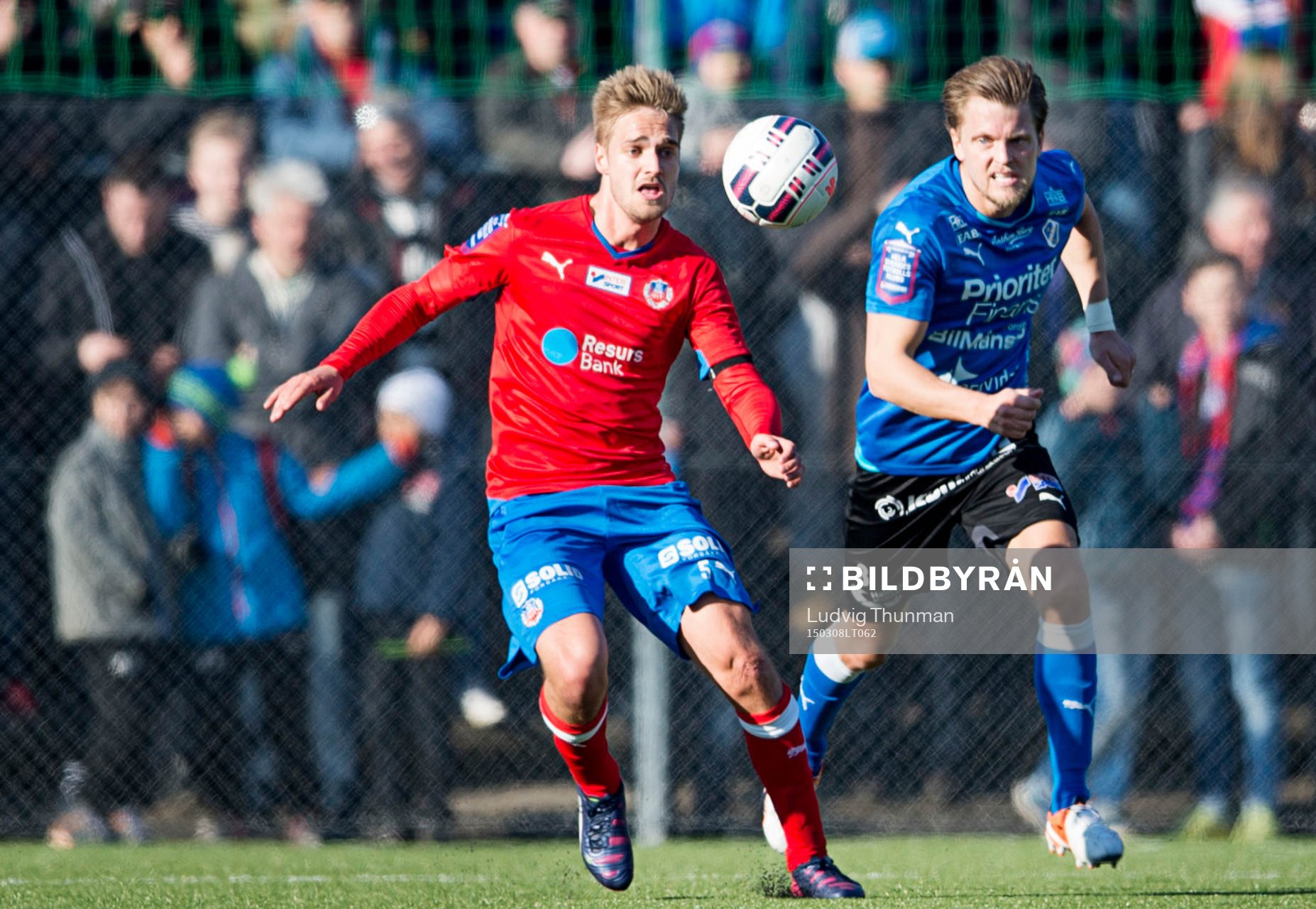Helsingborgs Johan Mårtensson och Halmstads Kristoffer